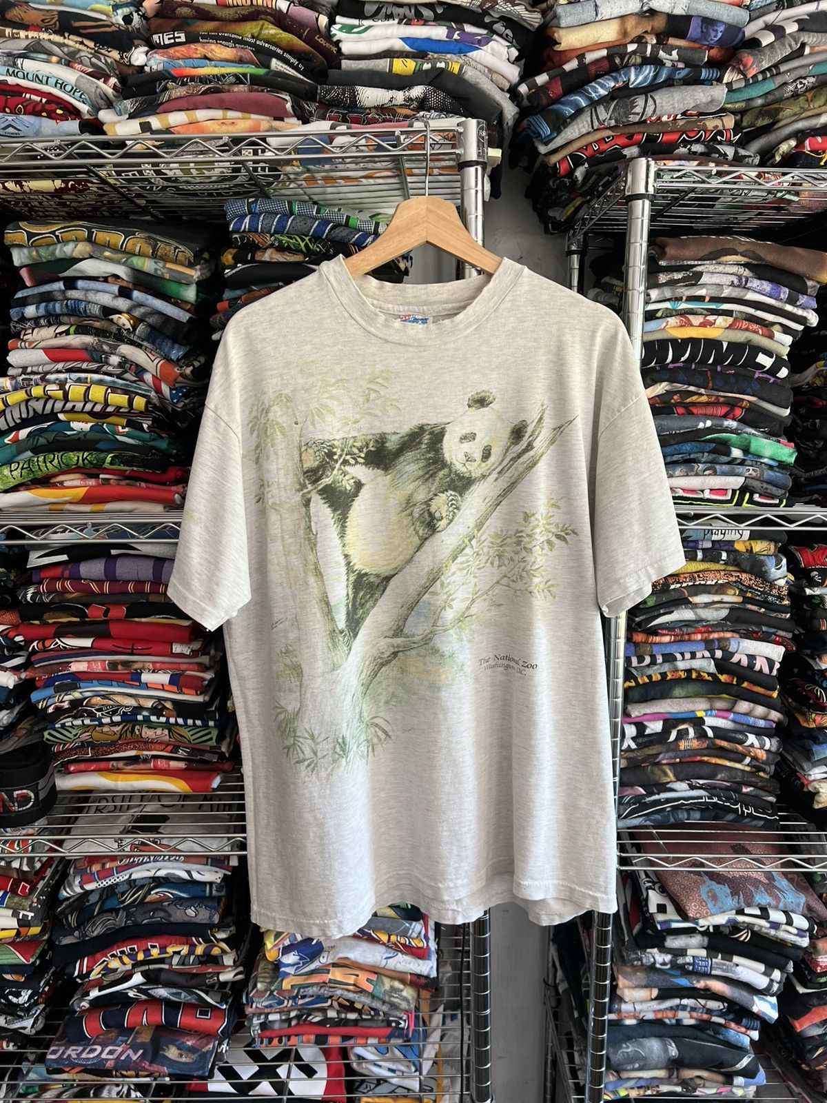 Arts & Science 1994 The National Zoo Panda Animal Single Stitch Nature Tee Size US XL / EU 56 / 4 - 1 Thumbnail