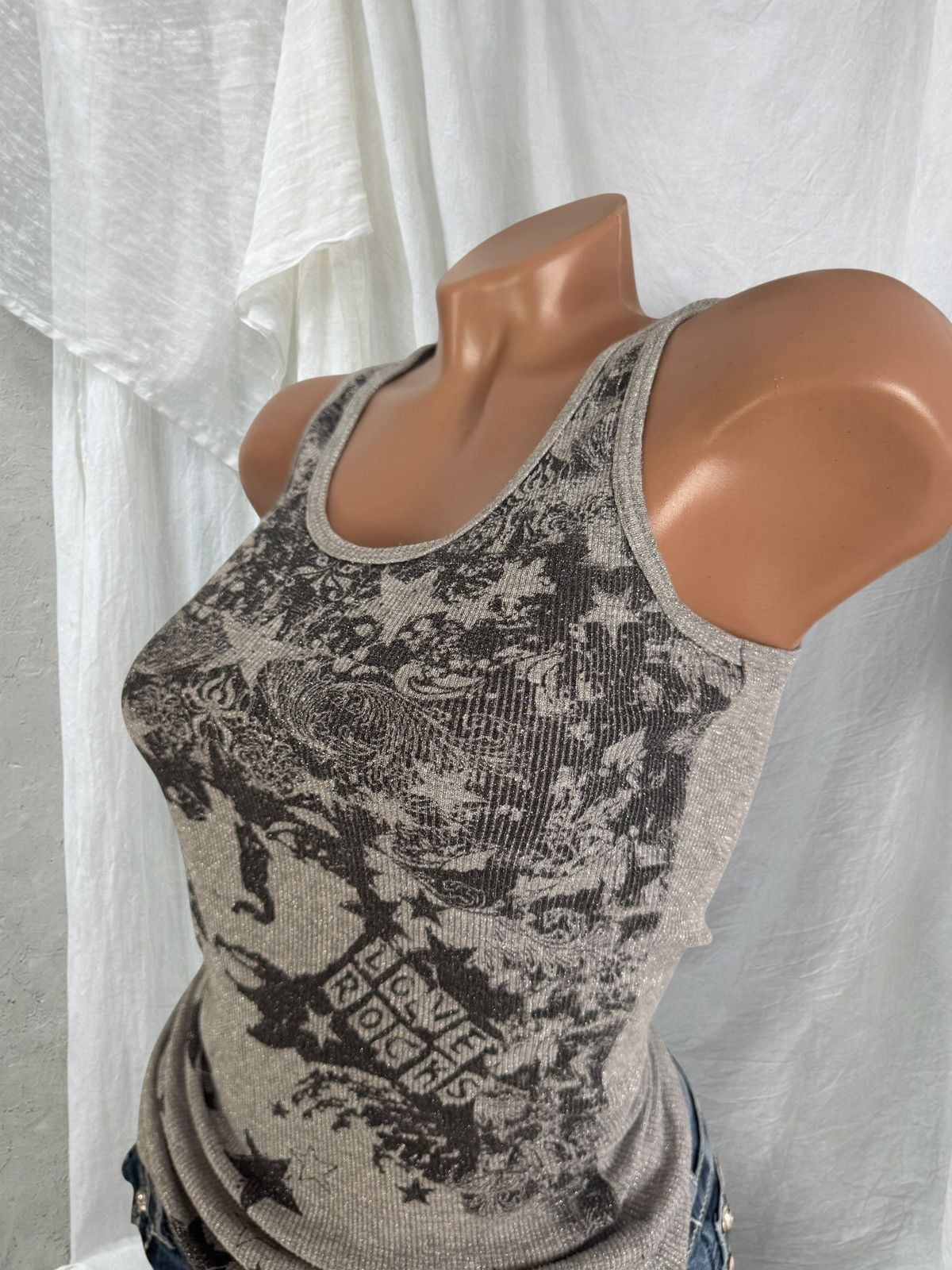 Hysteric Glamour 2000’s Aesthetic Super Sexy Glam Vintage Y2K Tank Top Size S / US 4 / IT 40 - 4 Thumbnail
