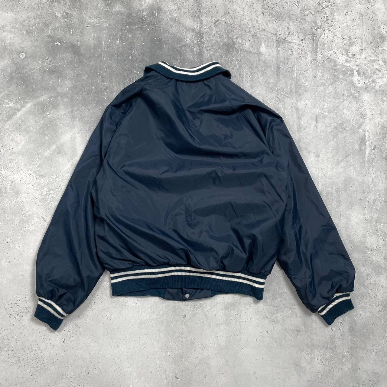Champion Vintage 60s 70s Champion Running Man Bomber Jacket USA Blue Size US S / EU 44-46 / 1 - 20 Thumbnail