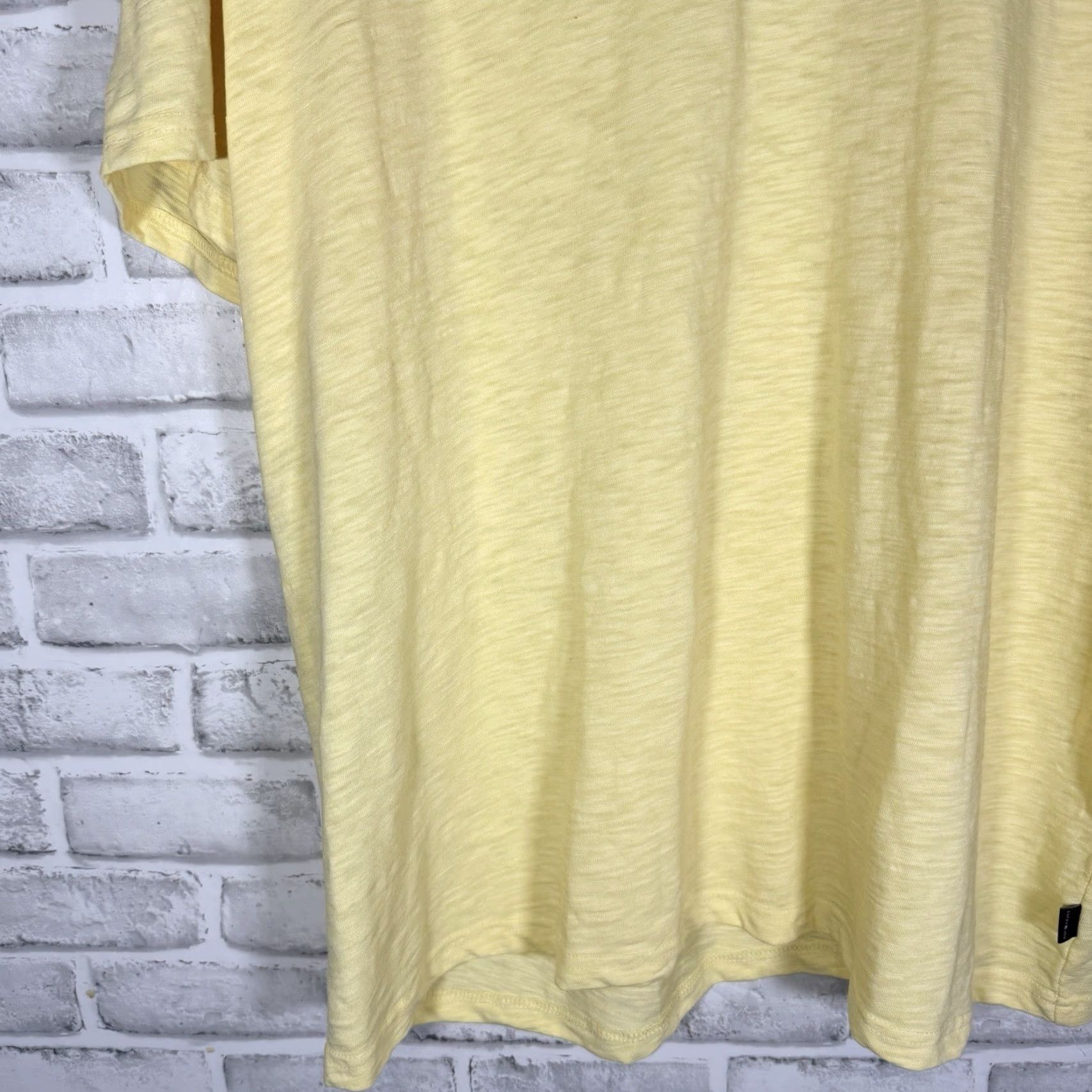 Lucky Brand LUCKY BRAND Venice Burnout Polo Shirt Men's 2XL Yellow Casual Fashion Size US XXL / EU 58 / 5 - 3 Thumbnail