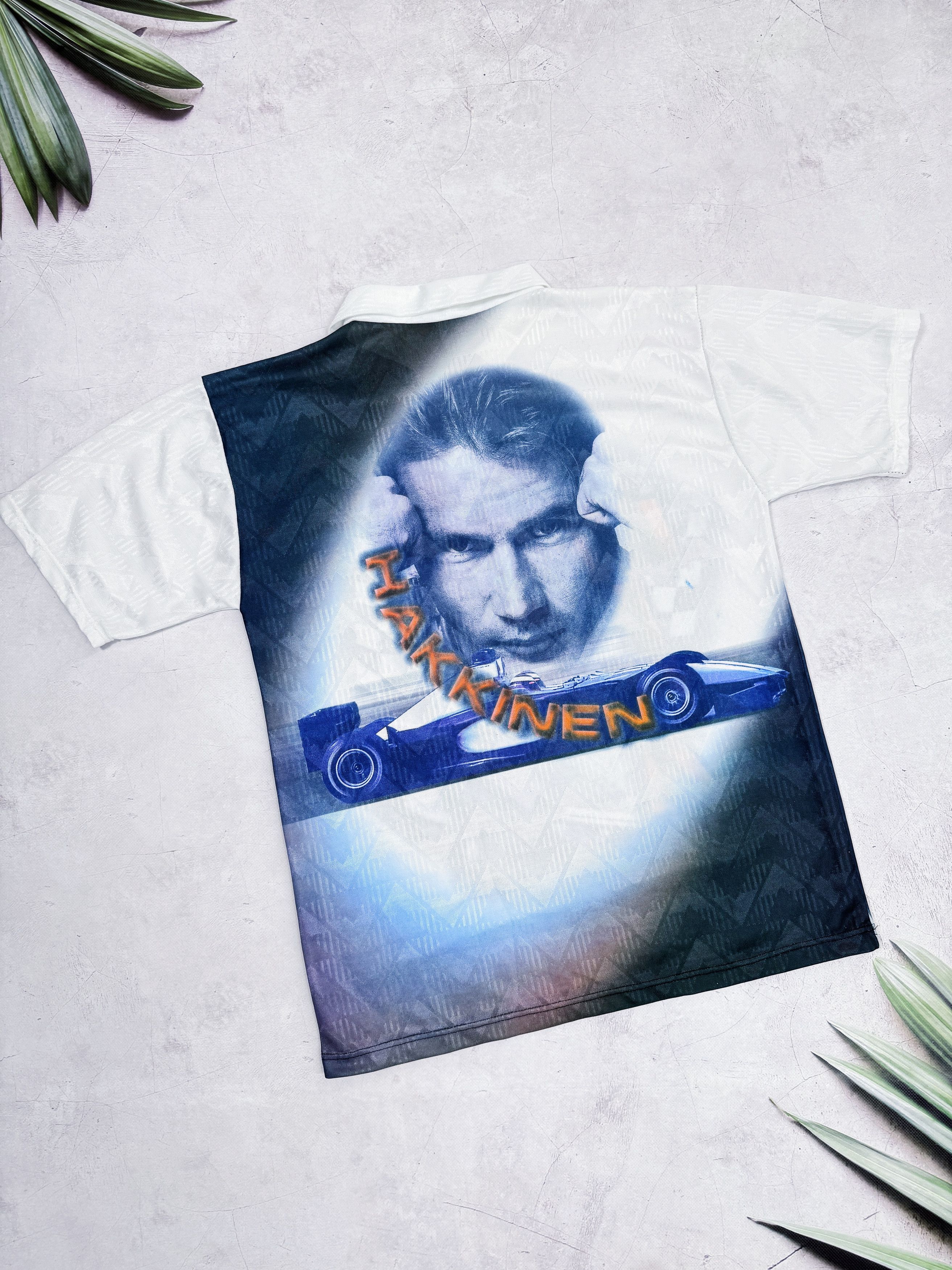 Formula 1 × Vintage Vintage Mika Kakkinen T-Shirt Formula1 Racing Size US M / EU 48-50 / 2 - 13 Thumbnail