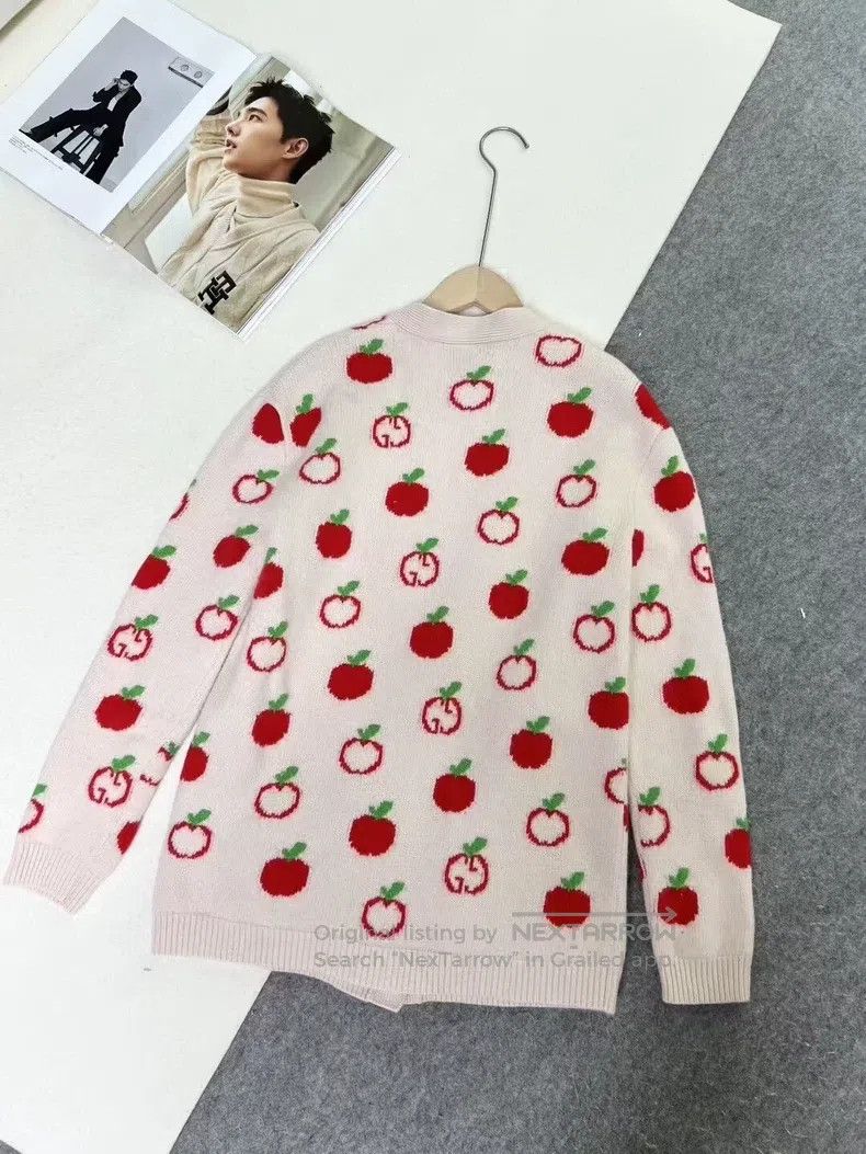 Other Gucci Apple knitted sweater cardigan coat Size M / US 6-8 / IT 42-44 - 4 Thumbnail