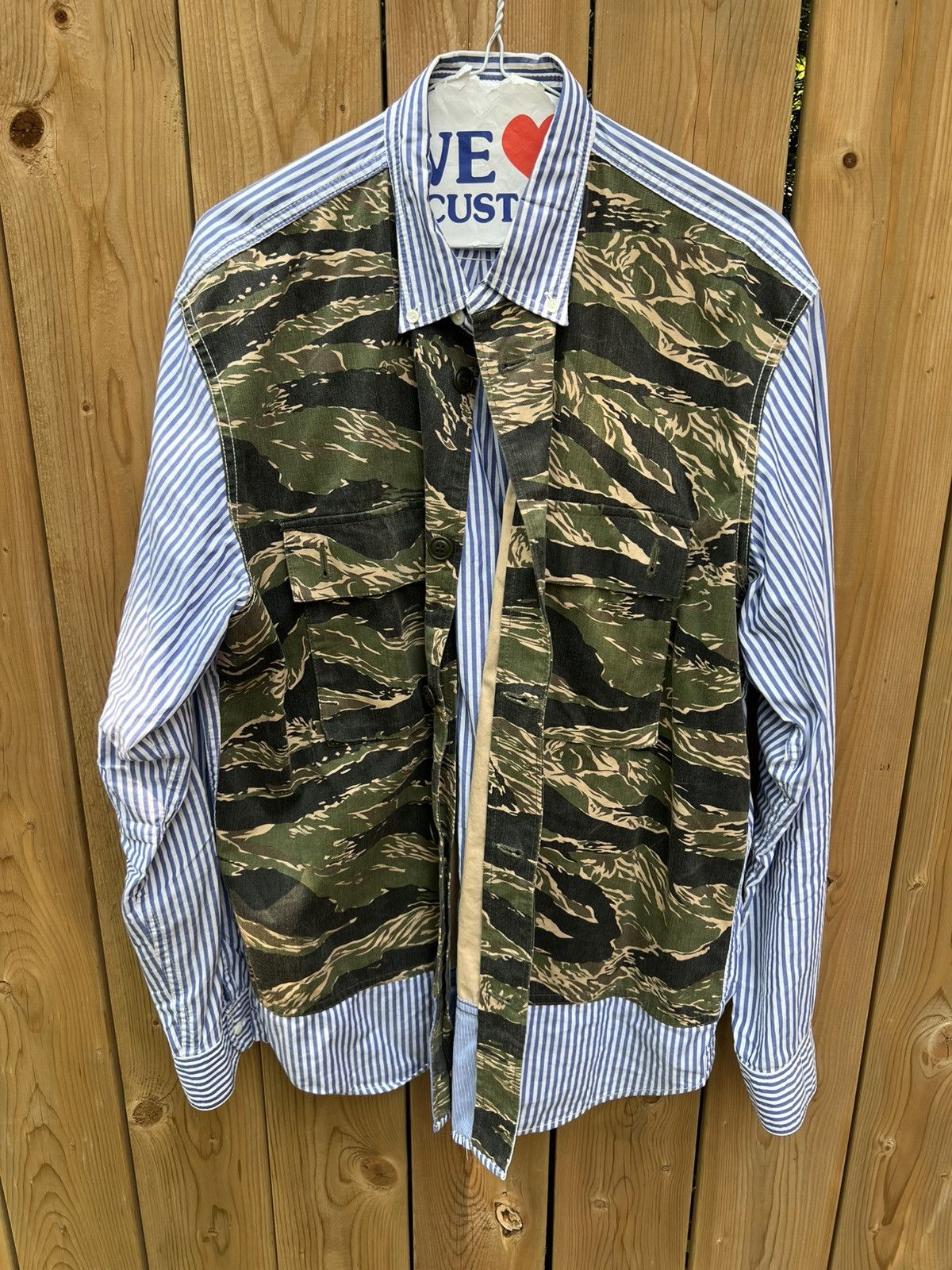 Junya Watanabe Junya Watanabe Tiger Camo Shirt Size US L / EU 52-54 / 3 - 1 Thumbnail