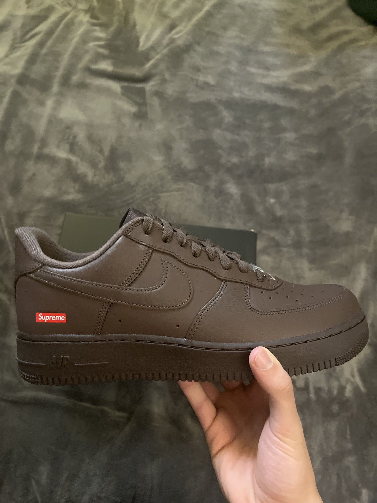 Supreme Nike supreme air force 1 brown | Grailed