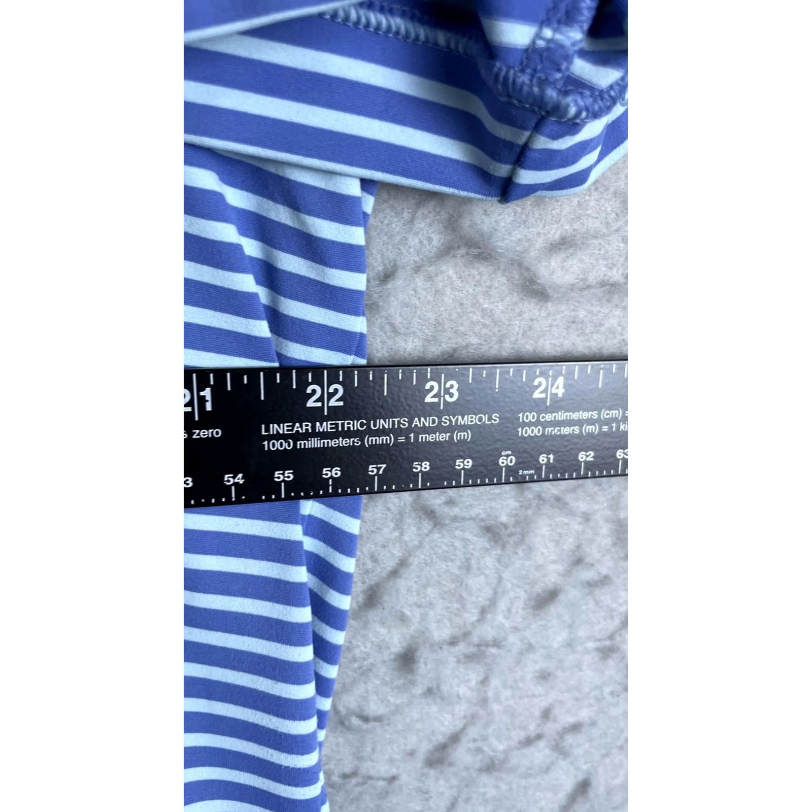 Peter Millar Peter Millar Polo Shirt Mens L Blue Stripe ROCC 1927 Golf Short Sleeve Shirt Polo Mens Large Blue Striped Golf Polo Men Size US L / EU 52-54 / 3 - 4 Thumbnail