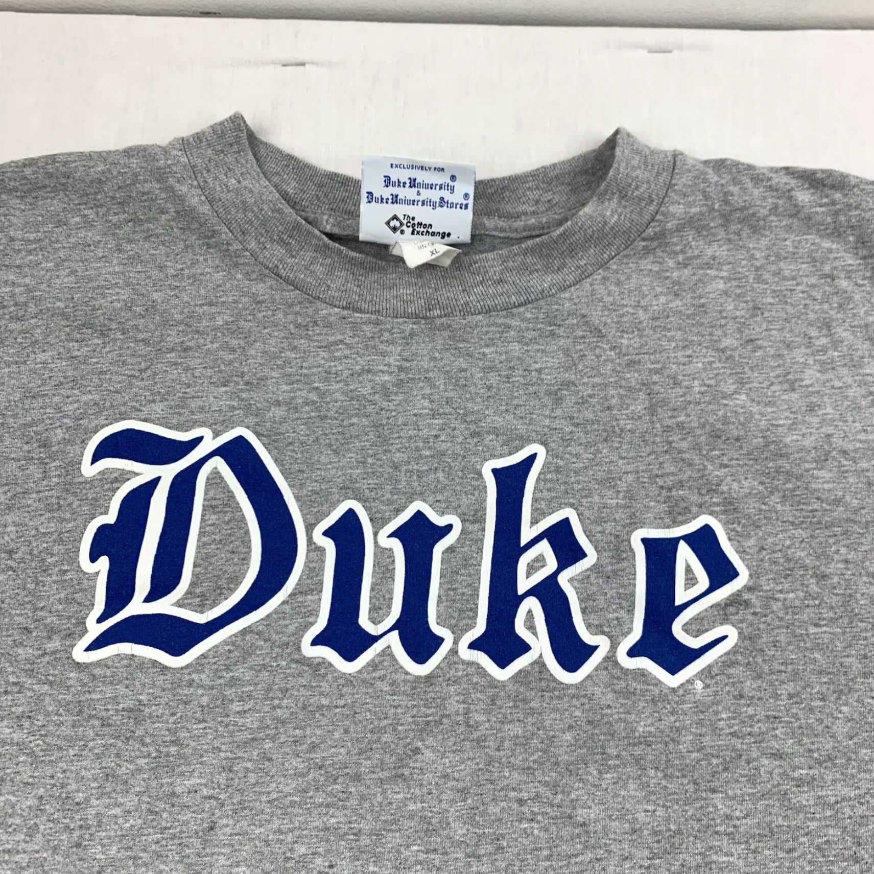 Vintage VINTAGE Duke Shirt Adult XL Gray Logo 90s College Mens T-Shirt XL Gray Duke University Sports Size US XL / EU 56 / 4 - 2 Thumbnail