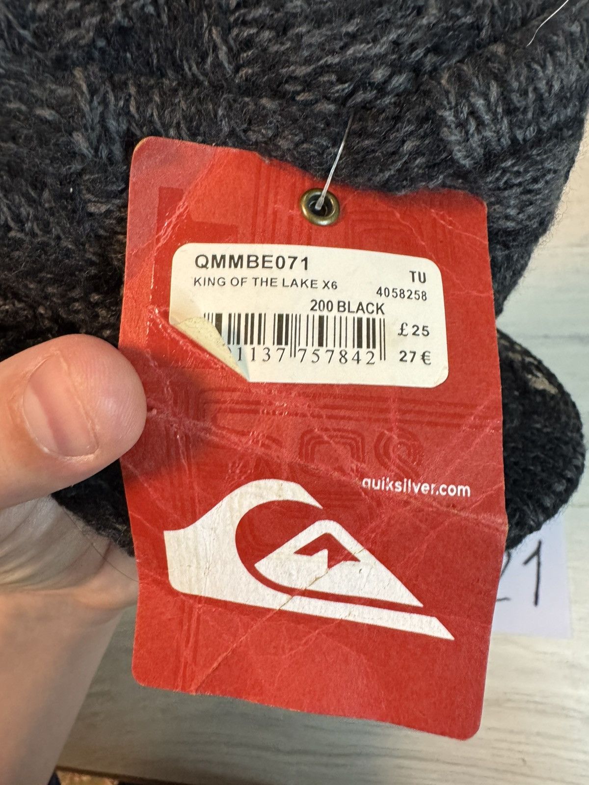 Quiksilver Quiksilver vintage hat cap Size ONE SIZE - 3 Thumbnail