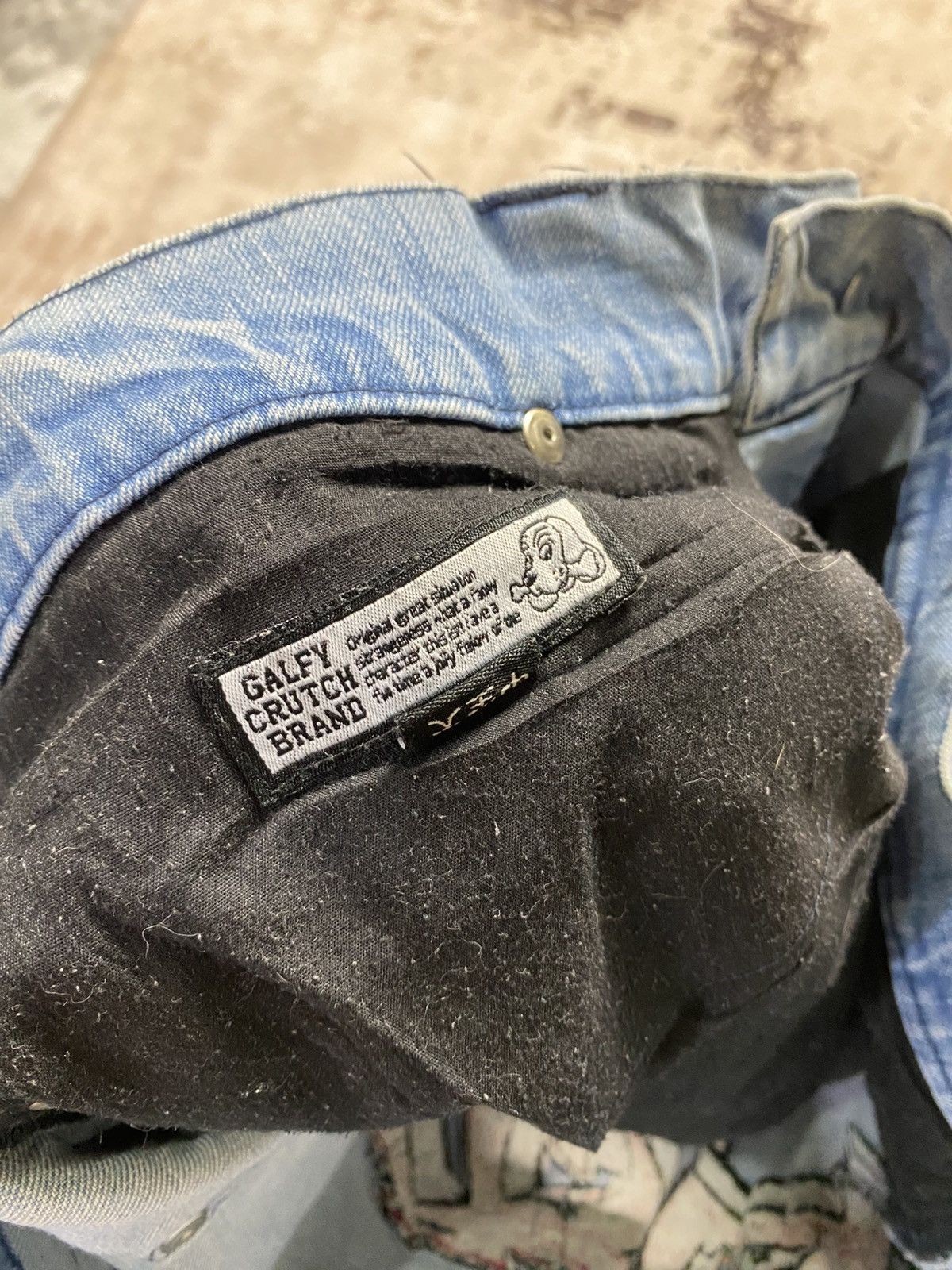 Acne Studios Insane Japanese Brand Y2k Baggy Denim Size US 31 - 15 Thumbnail