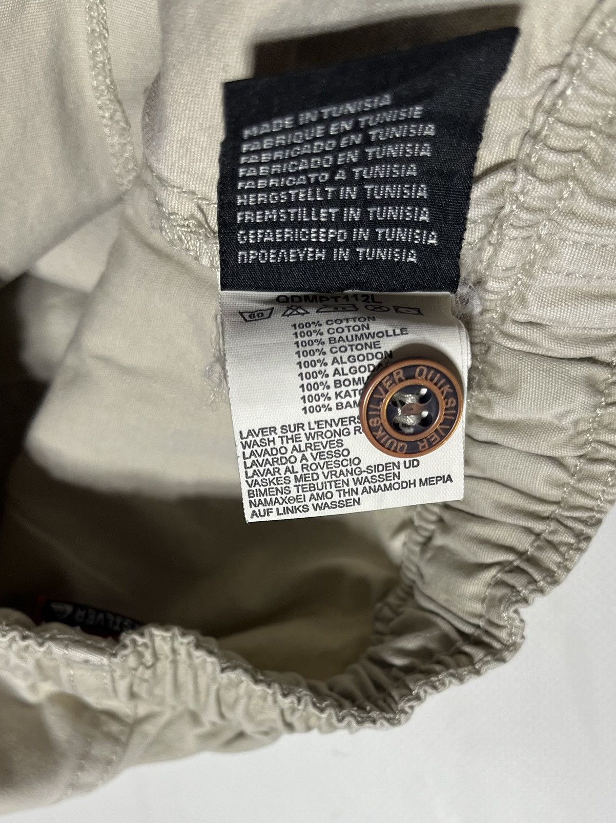 Quiksilver Vintage 90s Quiksilver Cargo Pants Surf Skate Style Workwear Size US 30 / EU 46 - 10 Thumbnail