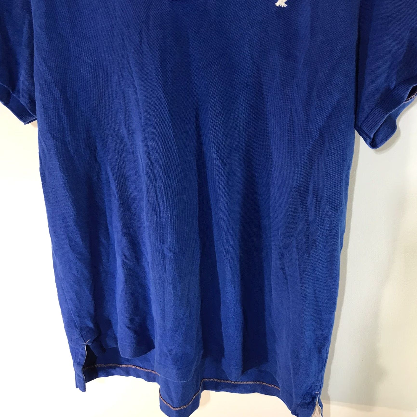 American Eagle Outfitters VINTAGE American Eagle Outfitters Men's Polo Shirt XL Blue 1/4 Button Cotton Casual Size US XL / EU 56 / 4 - 3 Thumbnail
