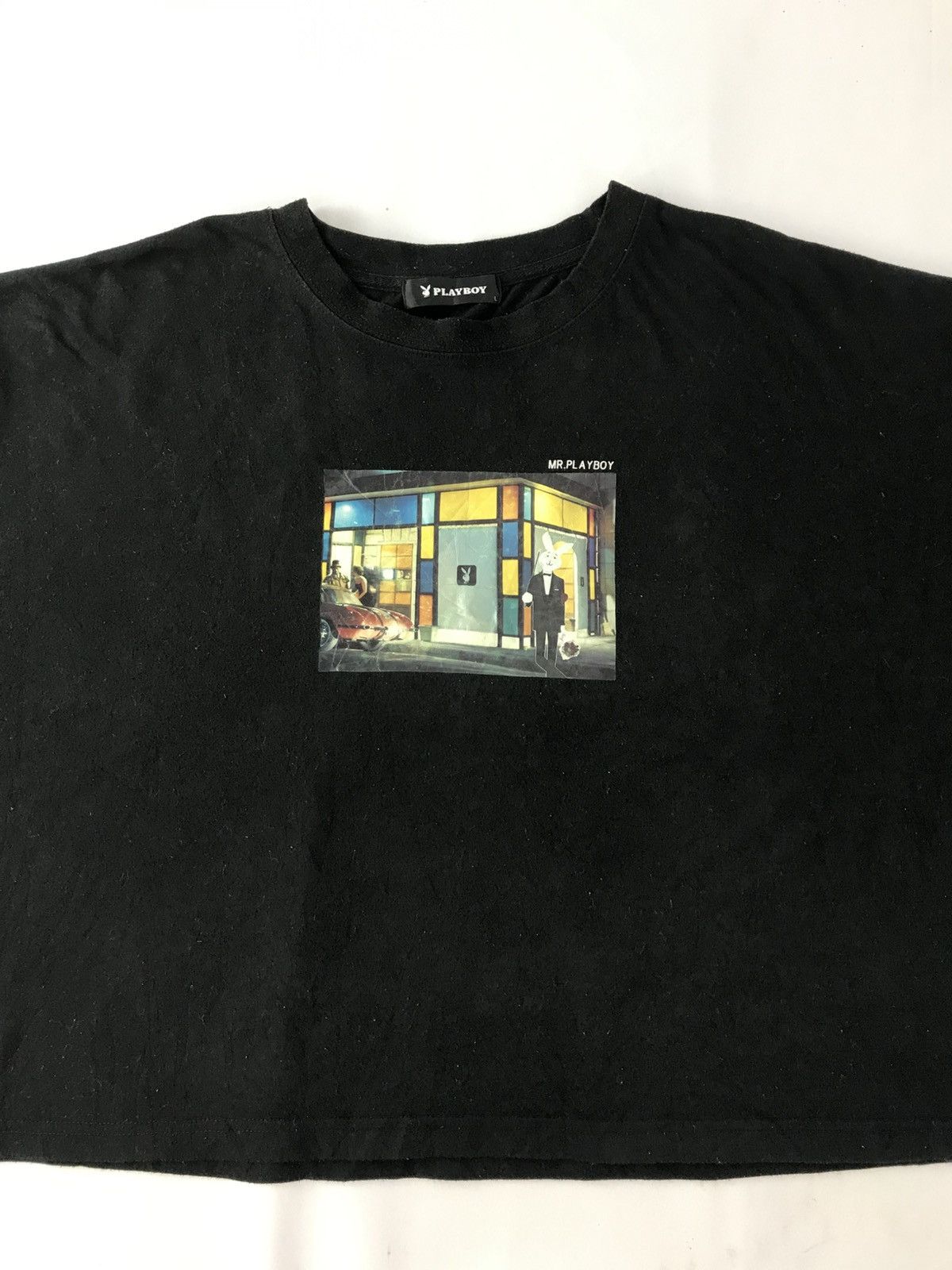 Playboy Playboy Big Graphic Bunny Head Longsleeve Printed Black Tee Size XL / US 12-14 / IT 48-50 - 3 Thumbnail