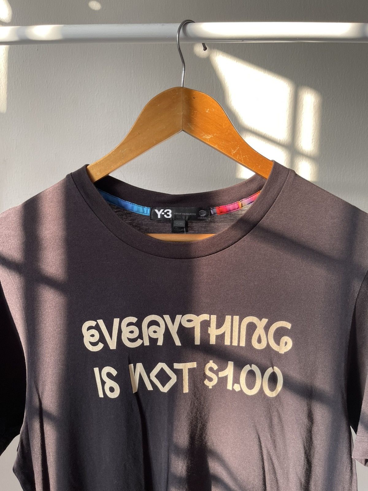 Yohji Yamamoto Y-3 Yohji Yamamoto 'Everything Is Not $1.00' Tee Size US S / EU 44-46 / 1 - 3 Thumbnail