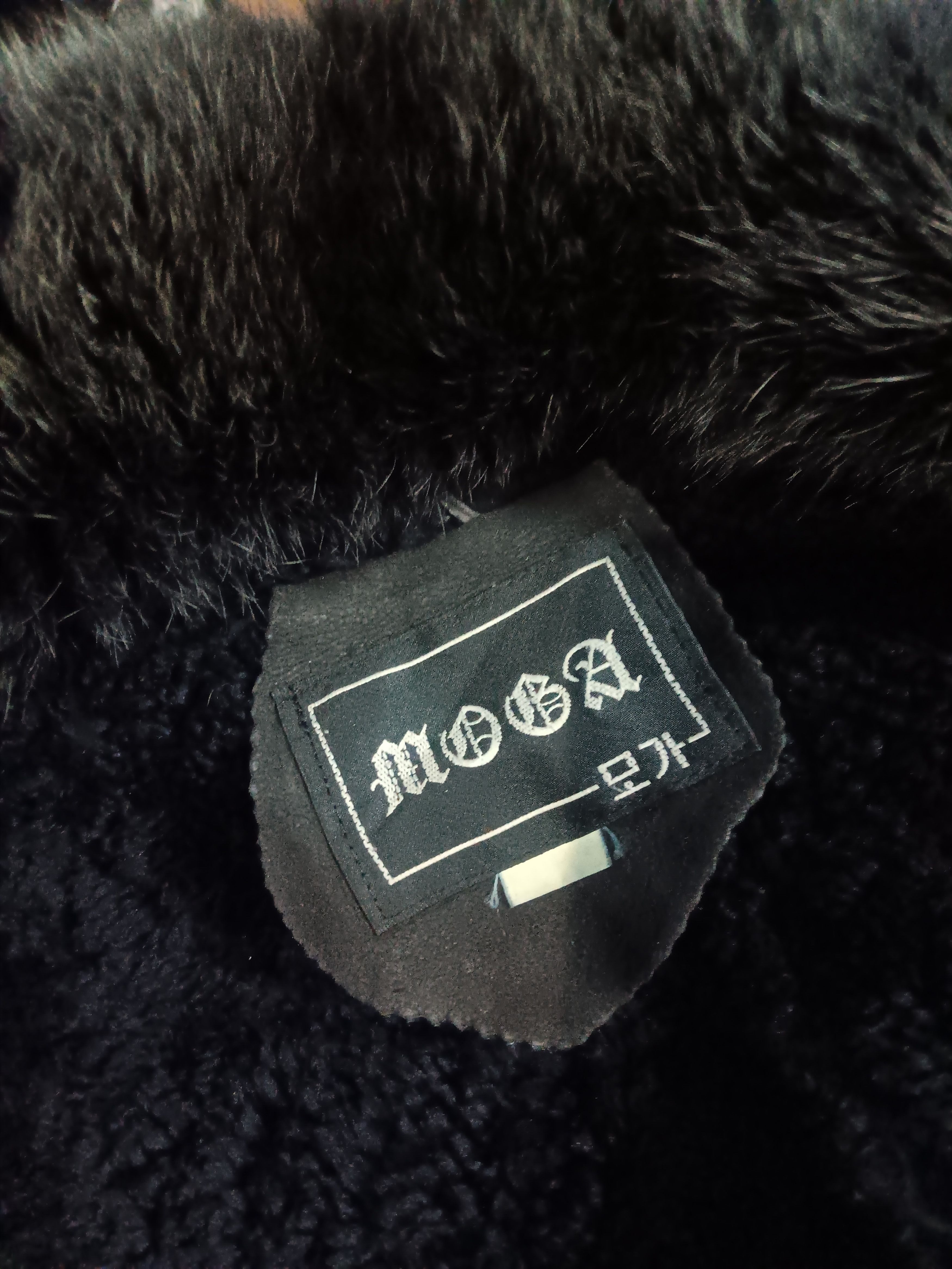 MOBA Sheep skin shearling fur coat jacket