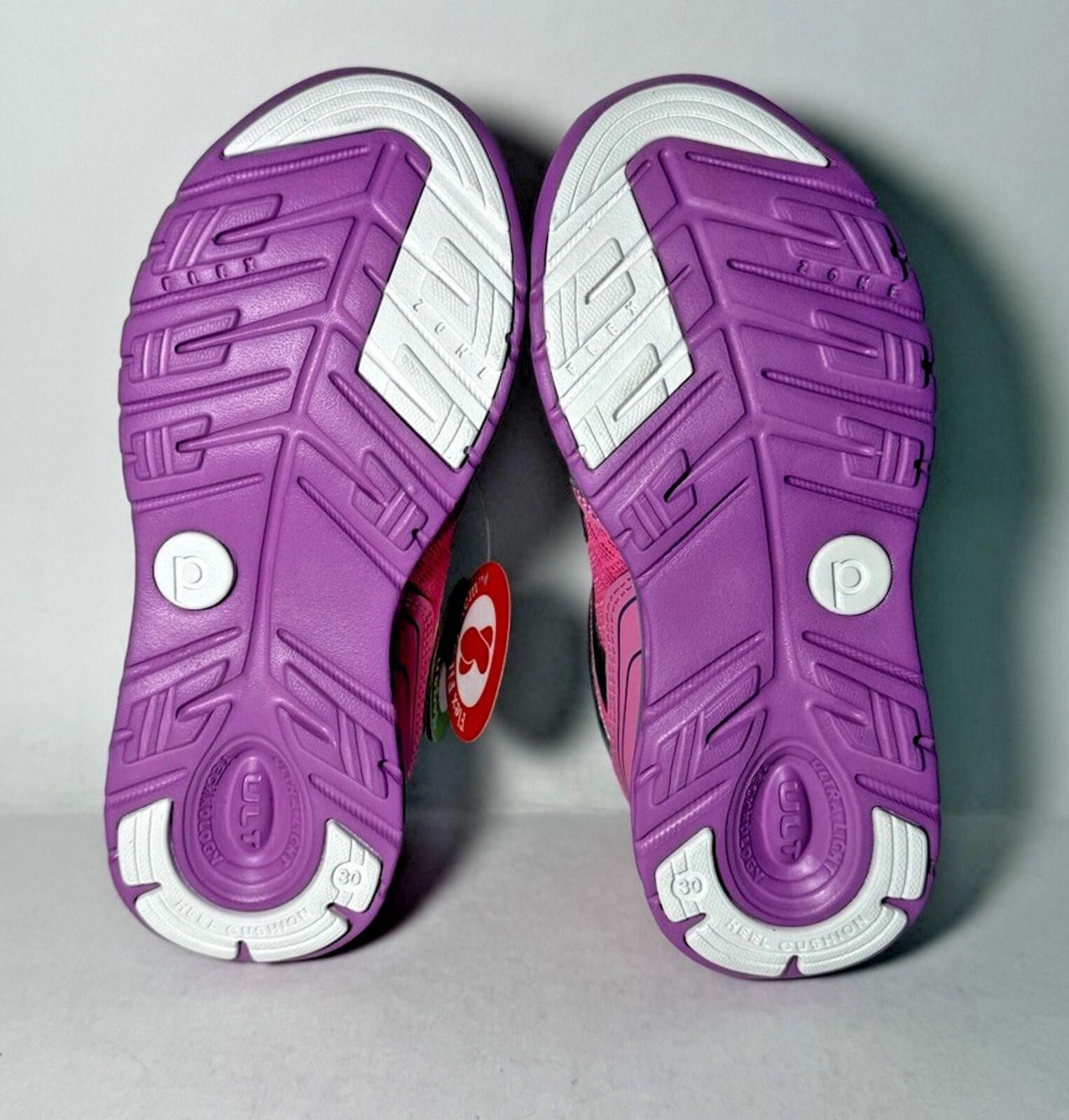 Other PEDIPED Force Flex Low Top Toddler Shoes Pink/ Silver Size US 12.5 / EU 45-46 - 5 Thumbnail
