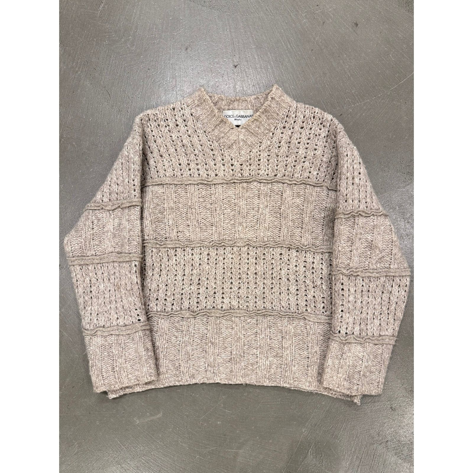 Dolce & Gabbana 1990s Dolce & Gabbana le maglie patchwork knit Size US S / EU 44-46 / 1 - 1 Thumbnail