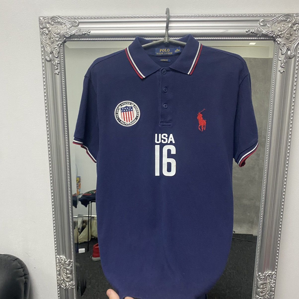 Polo Ralph Lauren Polo Ralph Lauren Shirt USA chief keef Size US M / EU 48-50 / 2 - 3 Thumbnail