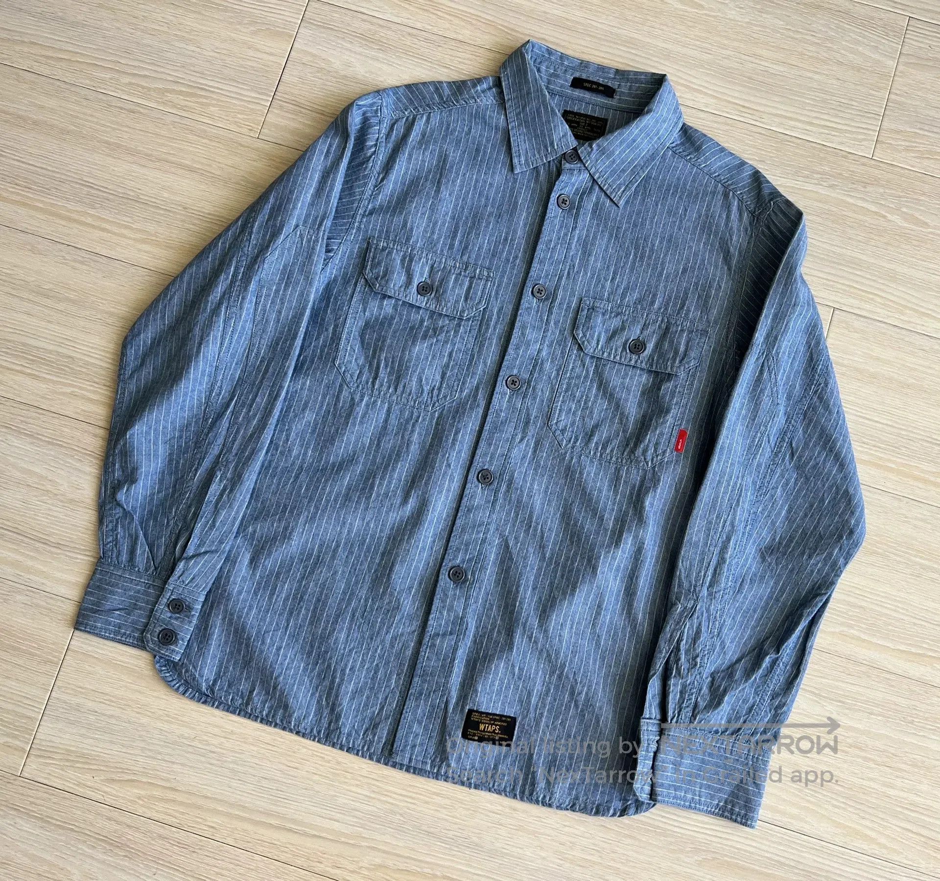 Wtaps wtaps striped button-up shirt with pockets. Size US M / EU 48-50 / 2 - 3 Thumbnail