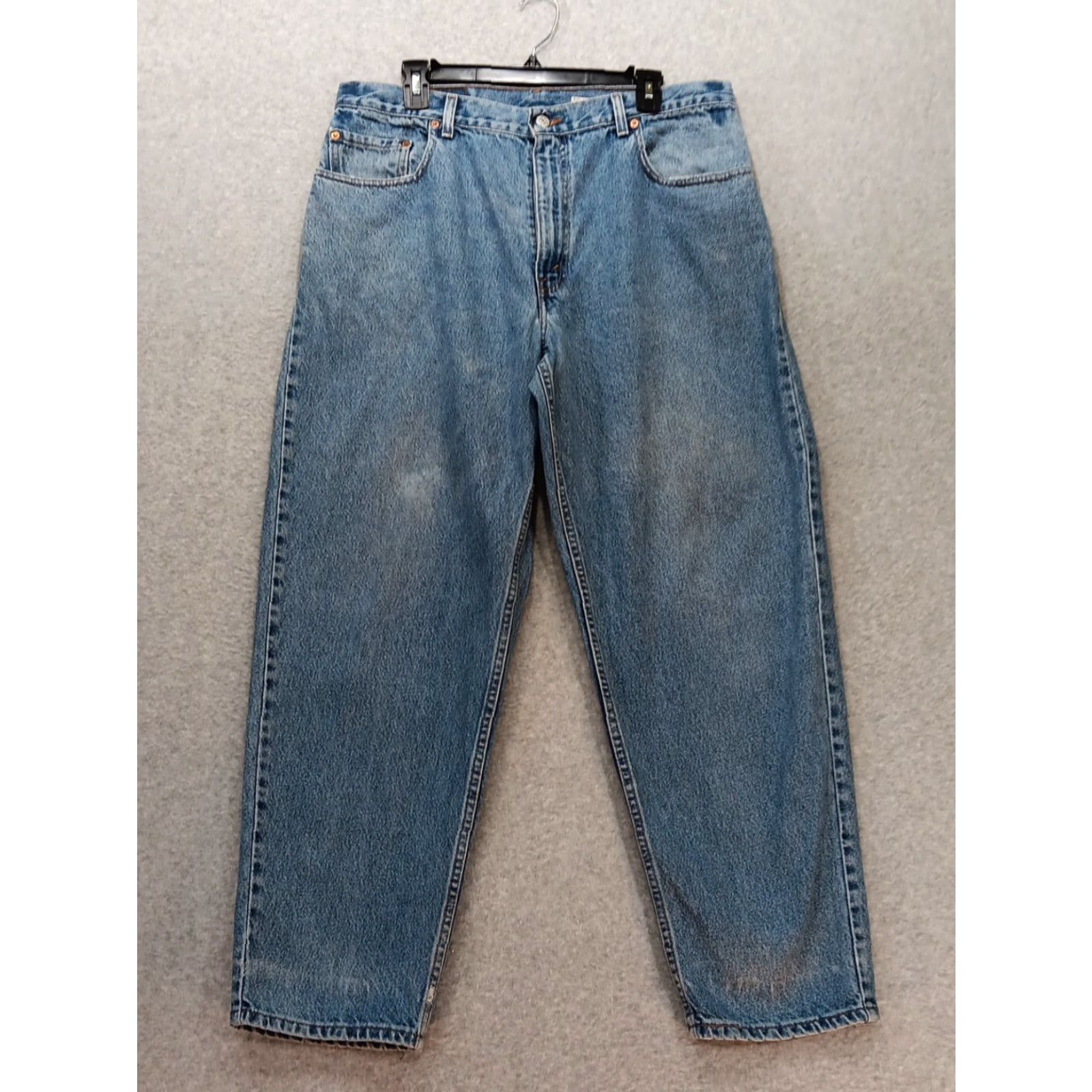 Levi's Levi's 560 Jeans Mens 36 X 29 Denim Blue Medium Wash Zip Regular Tapered Loose Fit 90s USA Mens Size US 36 / EU 52 - 3 Thumbnail