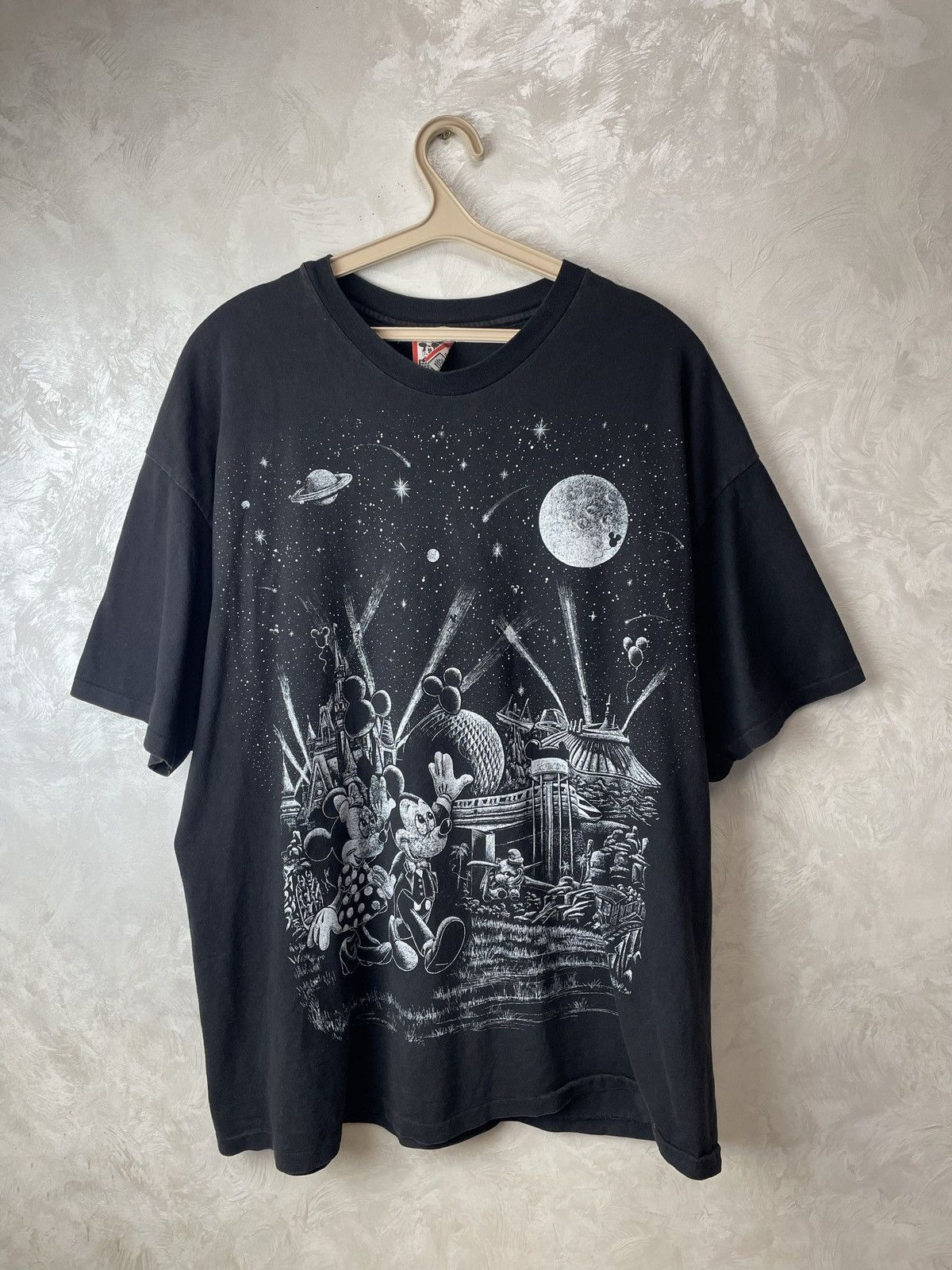Disney Vintage Disney Space Galaxy Mickey Minnie Mouse XL One Size Size US XL / EU 56 / 4 - 1 Thumbnail