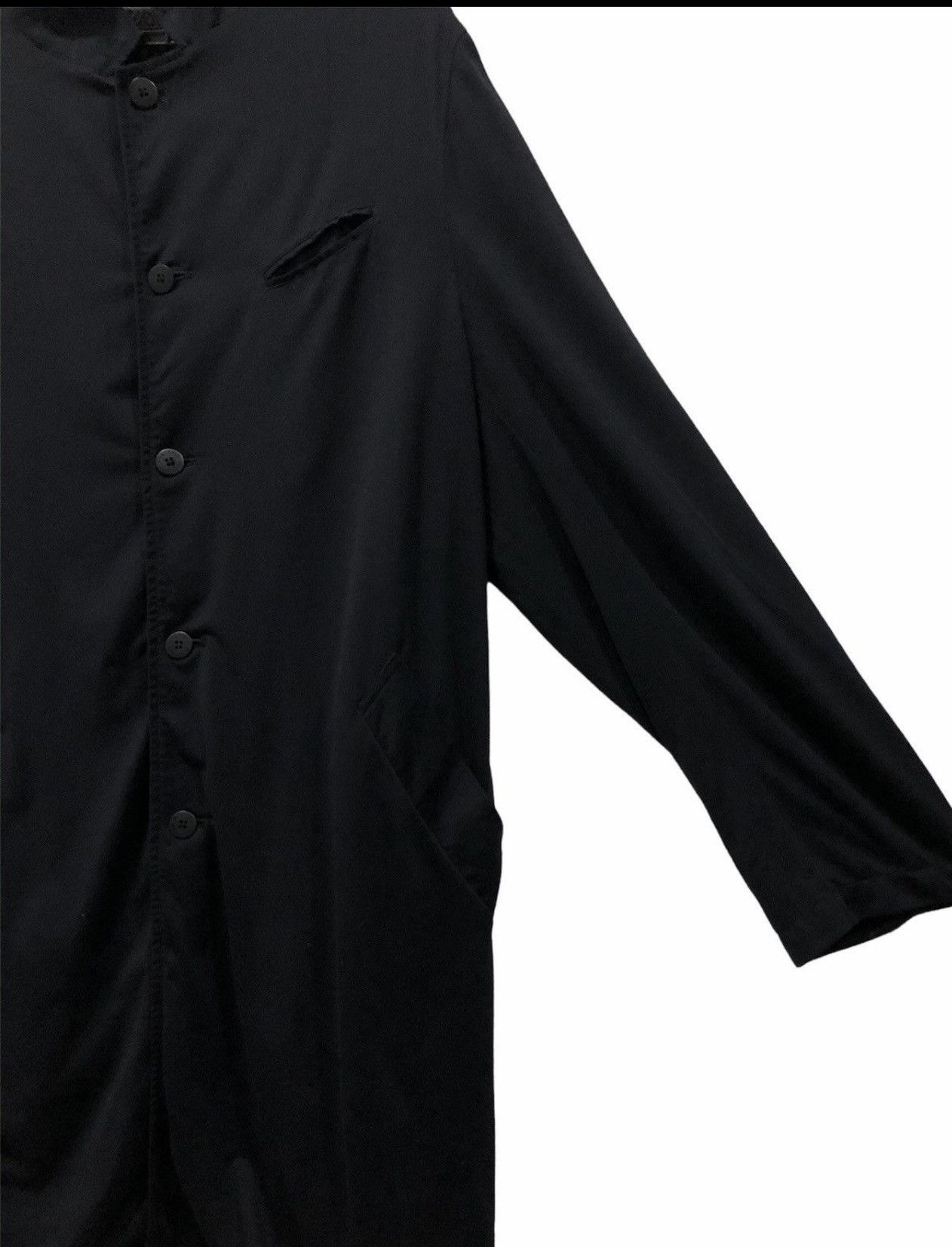 Hysteric Glamour Hysteric Glamour Black Nylon High Neck Button-Up Coat Size L Size US L / EU 52-54 / 3 - 4 Thumbnail