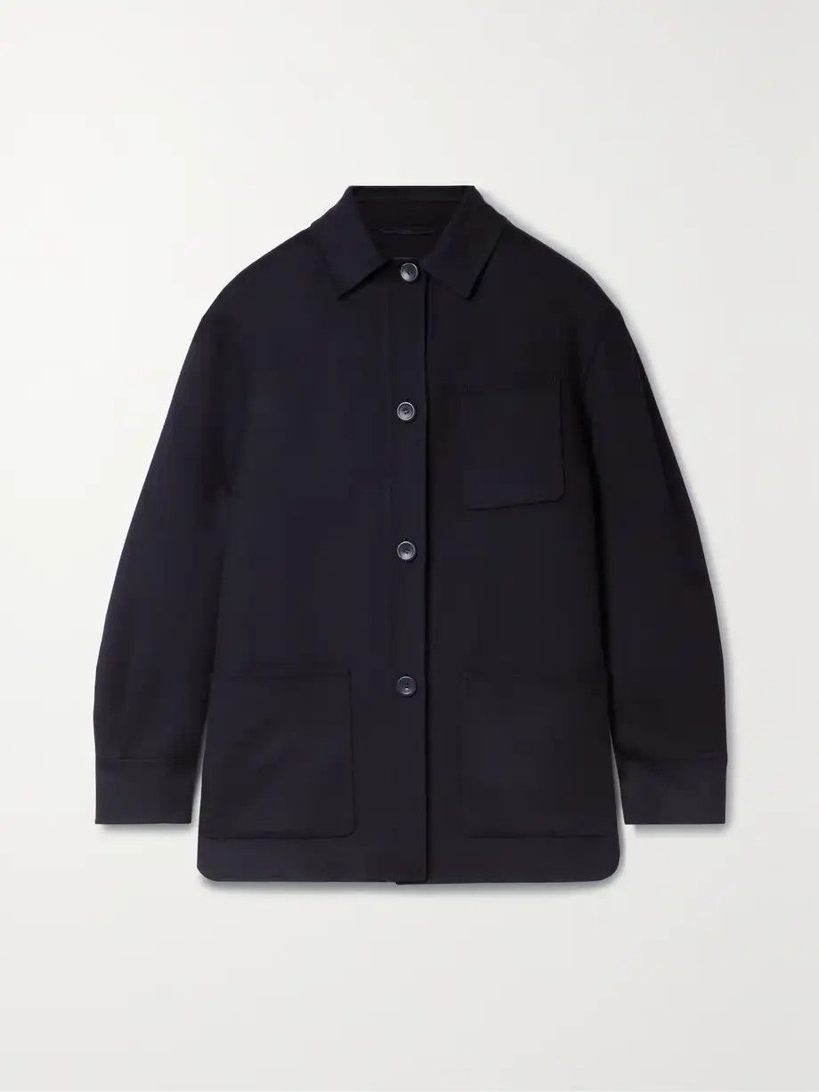 o1w1db10724 Larson Cashmere Jacket in Navy