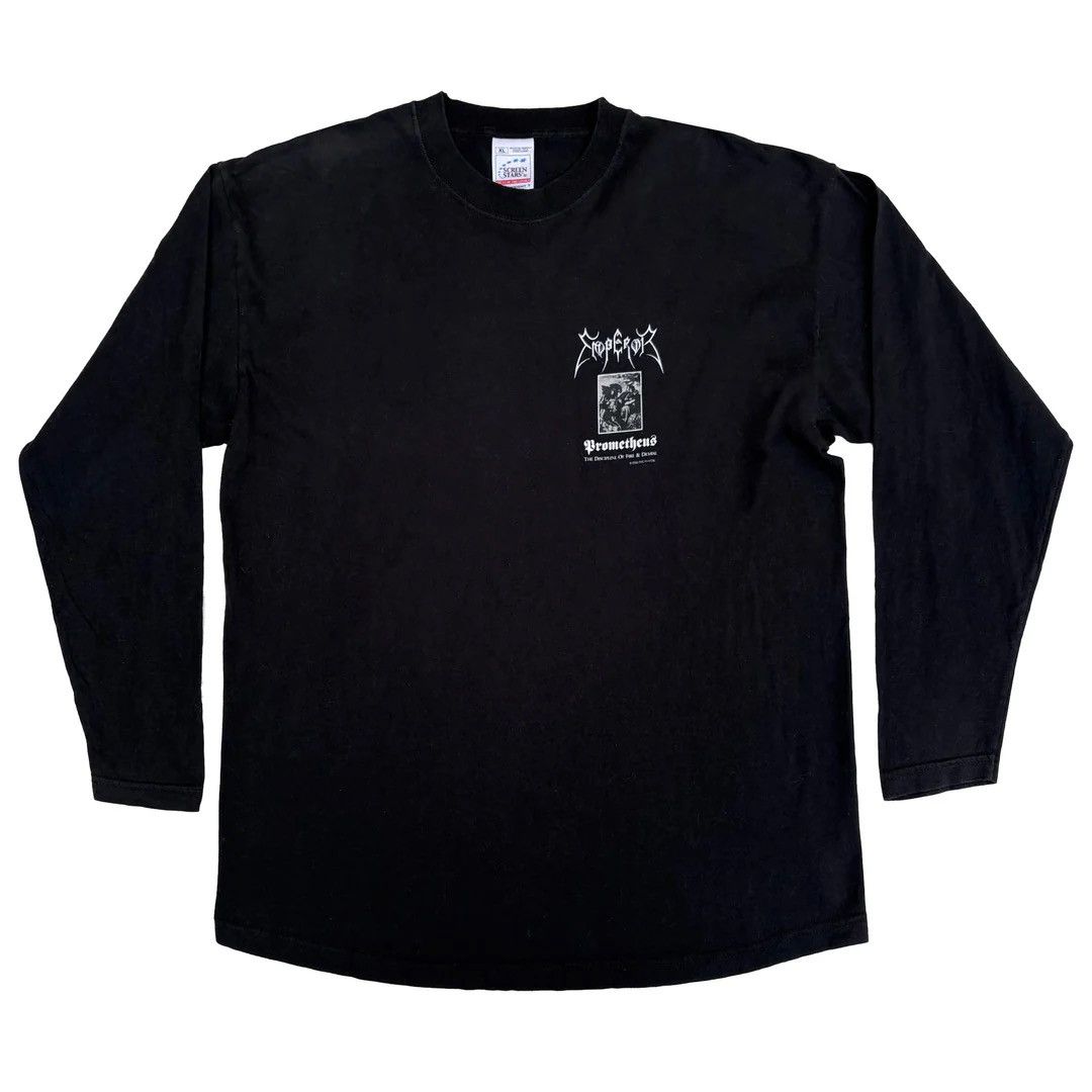Band Tees × Vintage Emperor 2002 Vintage Prometheus Band Concert L/S T-Shirt Size US XL / EU 56 / 4 - 1 Thumbnail