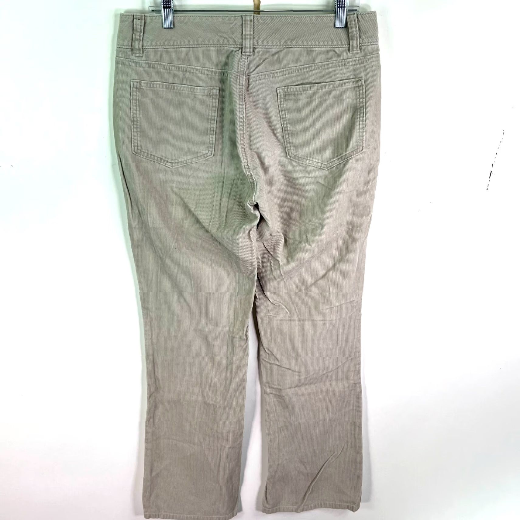 Banana Republic VINTAGE Banana Republic Jeans Corduroy 5-Pocket Low Rise Beige Women's 12 34x33 90s Retro Size 34" / US 12 / IT 48 - 7 Thumbnail