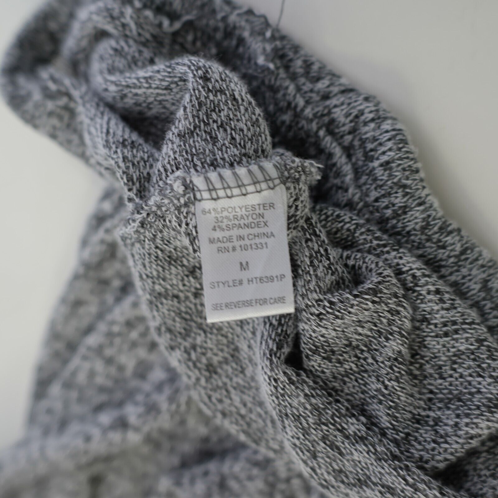 Designer Charlotte Russe Medium Gray Knit Light Weight Sweate Size M / US 6-8 / IT 42-44 - 7 Thumbnail