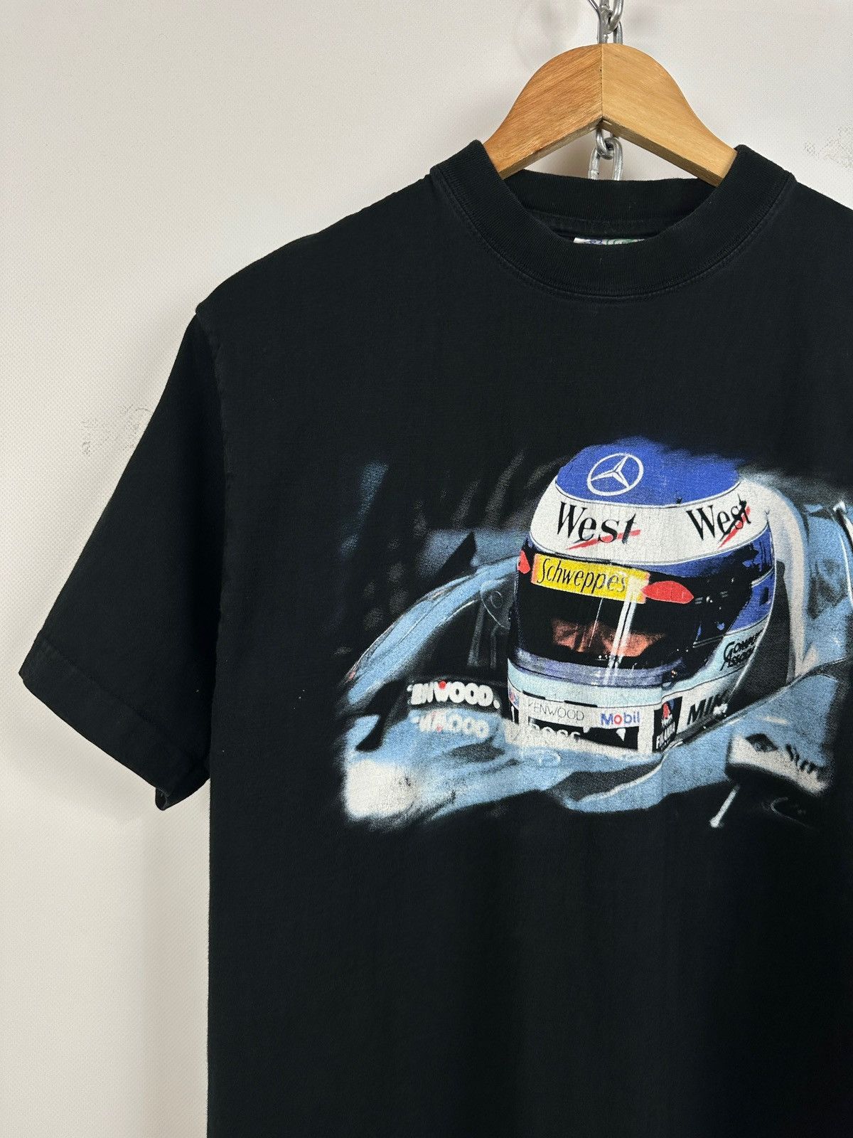 Mercedes-Benz Vintage Mika Hakkinen McLaren Mercedes West F1 Racing Shirt Size US M / EU 48-50 / 2 - 4 Thumbnail
