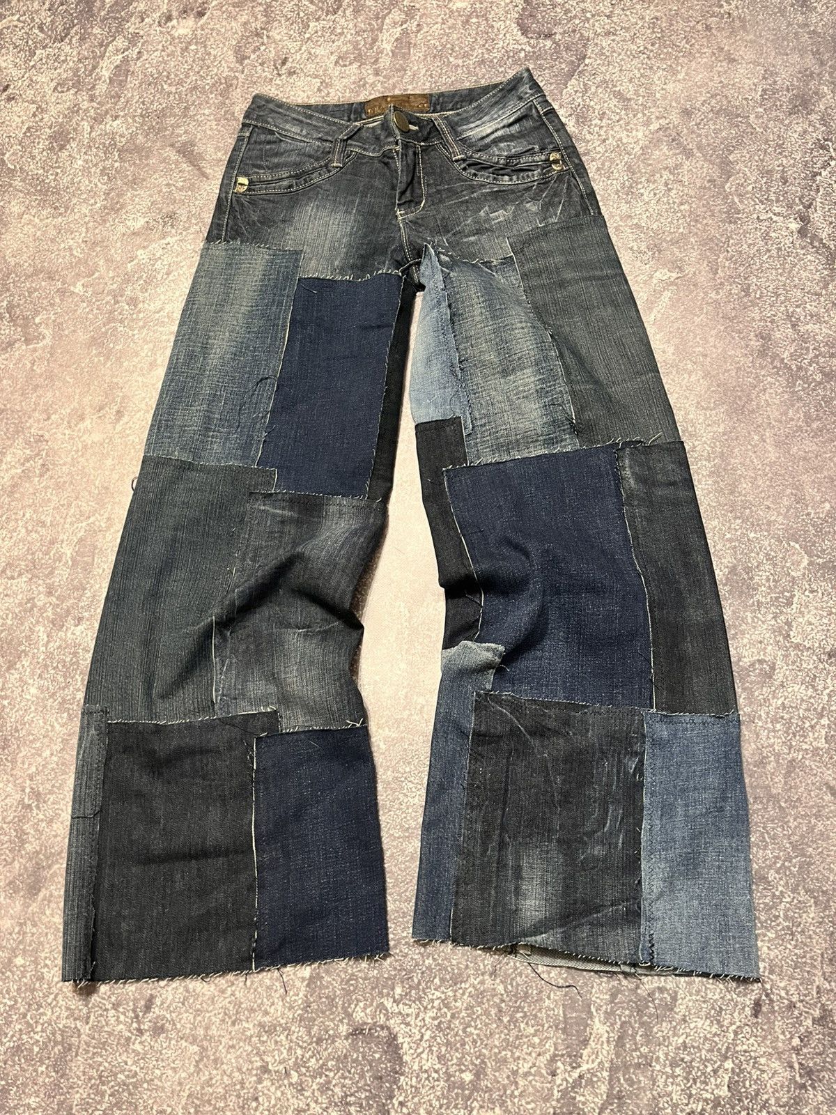 Dolce & Gabbana × If Six Was Nine × Vintage RARE rework vintage Dolce&Gabbana patchwork jeans Y2K Size US 30 / EU 46 - 6 Thumbnail
