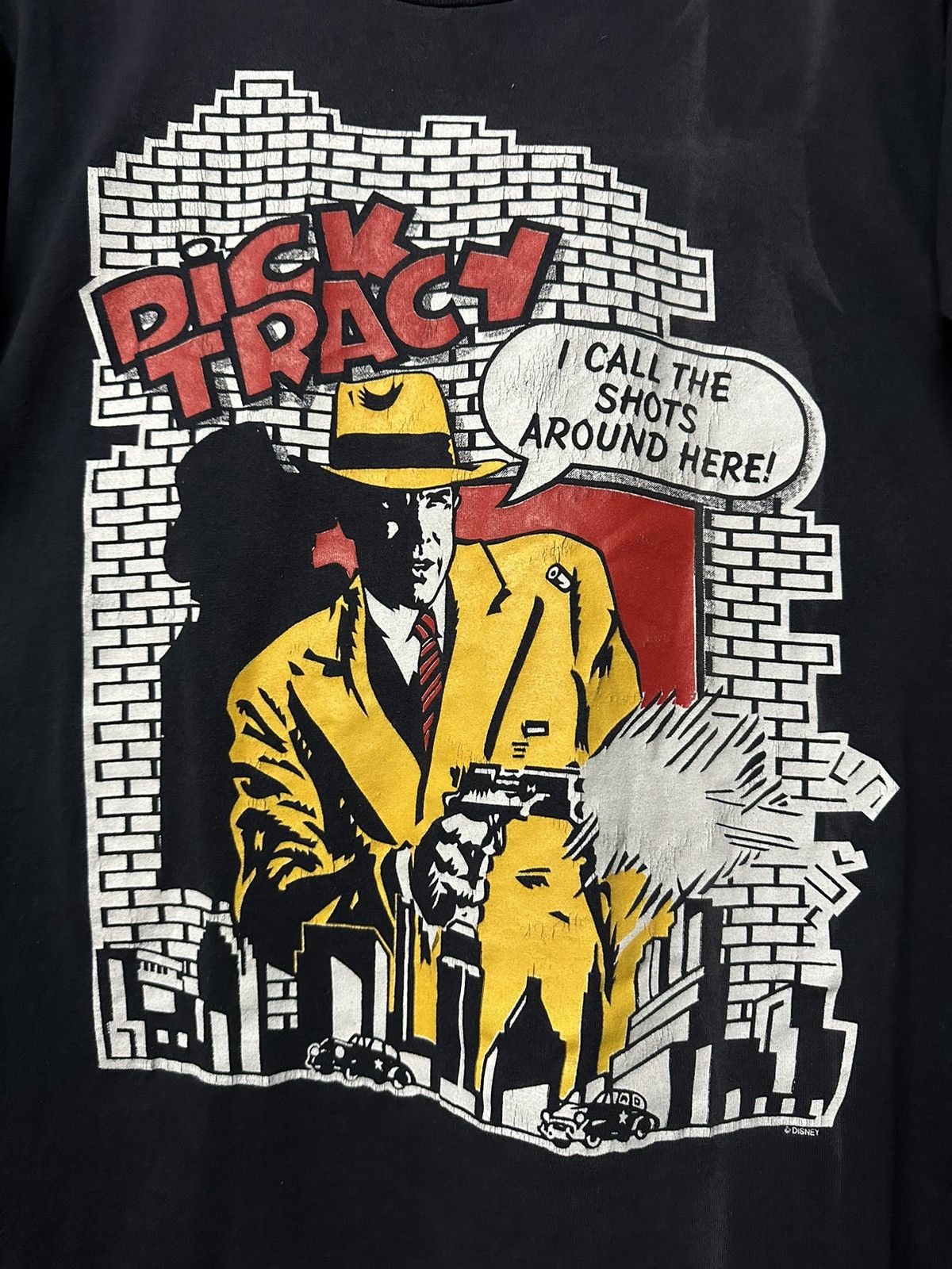 Disney × Vintage Vintage 90s Movie Dick Track Disney Sun Faded Tee Size US L / EU 52-54 / 3 - 2 Thumbnail
