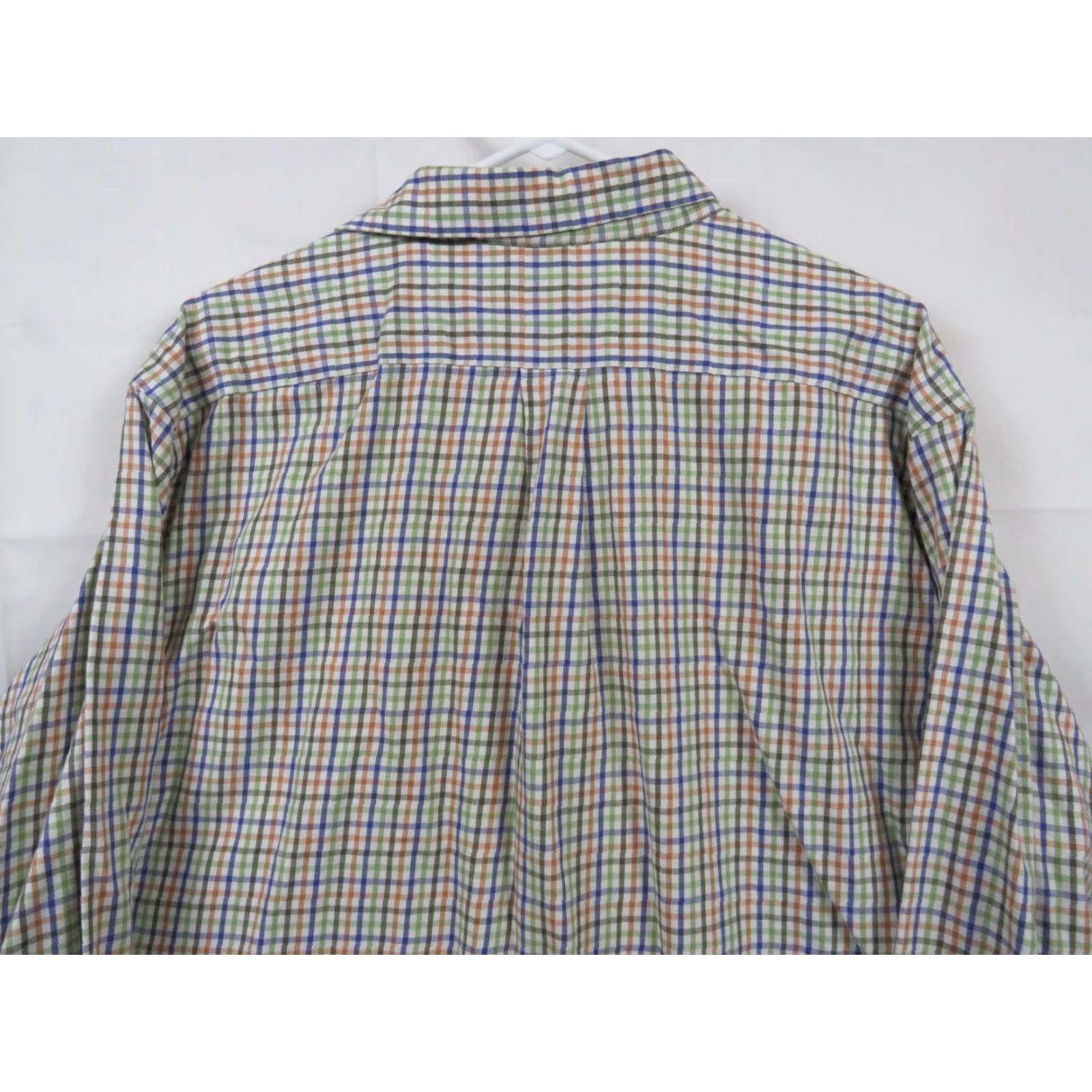 Vintage VINTAGE LL Bean Large Reg Wrinkle Resistant Plaid Button Down L/S Shirt Size US L / EU 52-54 / 3 - 7 Thumbnail