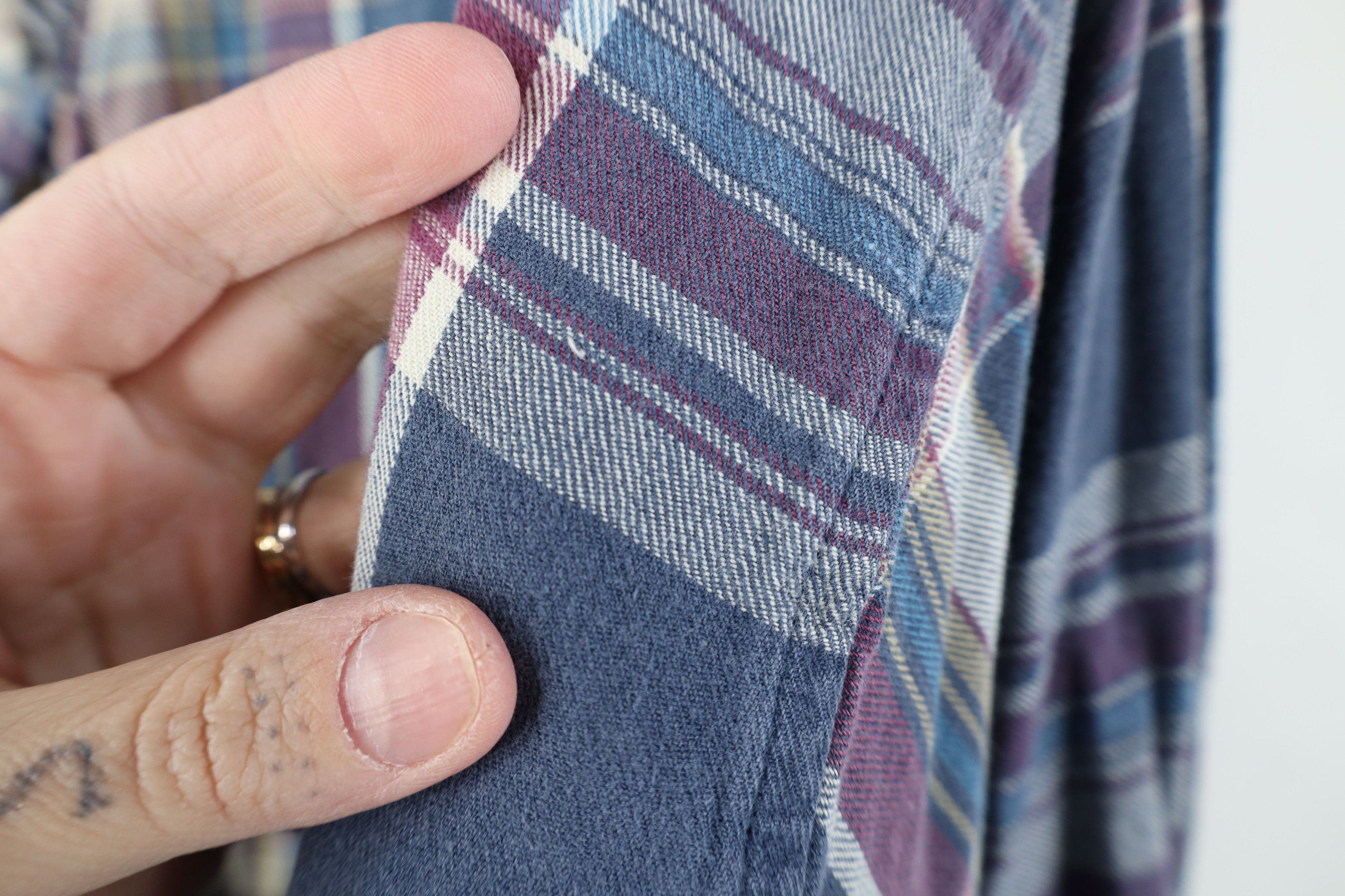 Vintage Vintage 90s Streetwear Collar Flannel Button Down Shirt Size US XXL / EU 58 / 5 - 5 Thumbnail