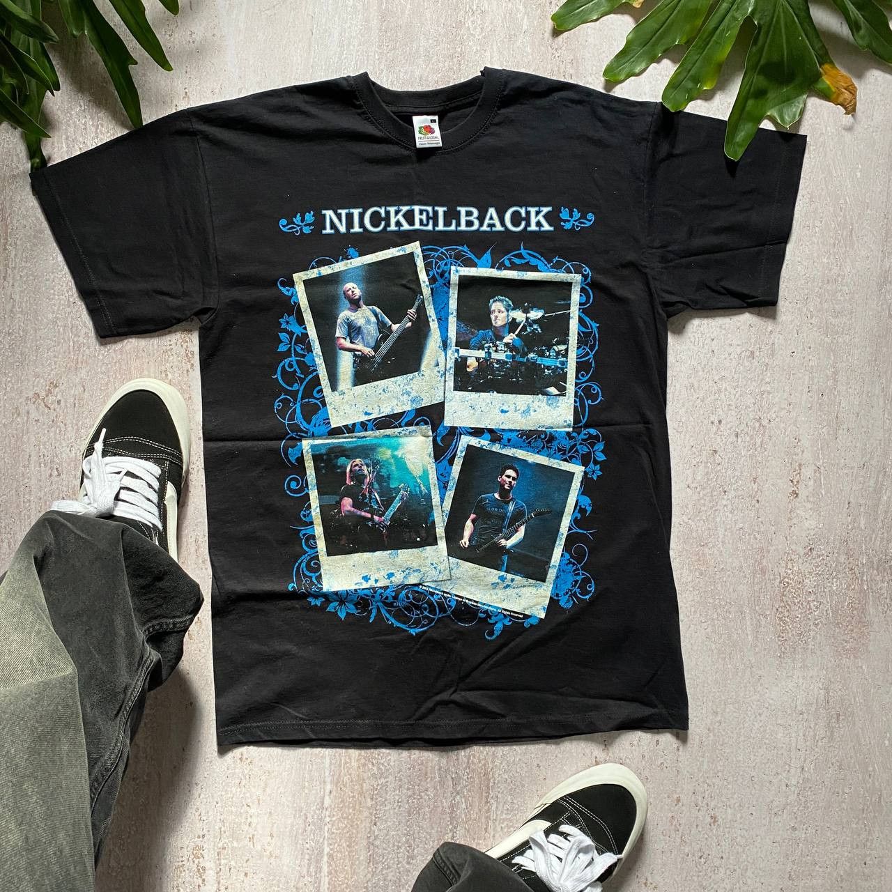 Band Tees VINTAGE Y2K NICKELBACK TOUR AMAZING RARE T SHIRT 31 Size US L / EU 52-54 / 3 - 4 Thumbnail