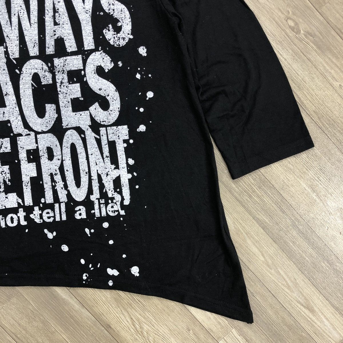 If Six Was Nine × Japanese Brand × Le Grande Bleu (L.G.B.) 2000s Always Faces The Front Cross Punk LGB Style Longsleeve Size US M / EU 48-50 / 2 - 6 Thumbnail