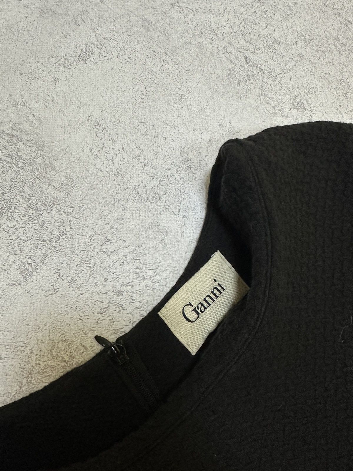 Designer × Ganni Dress Ganni Black Size M / US 6-8 / IT 42-44 - 10 Thumbnail
