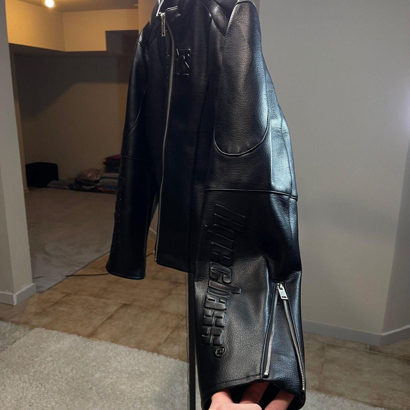 Japanese Brand RYE CHASIN "CHASE"追逐“ RACING LEATHER JACKET Size US M / EU 48-50 / 2 - 7 Thumbnail