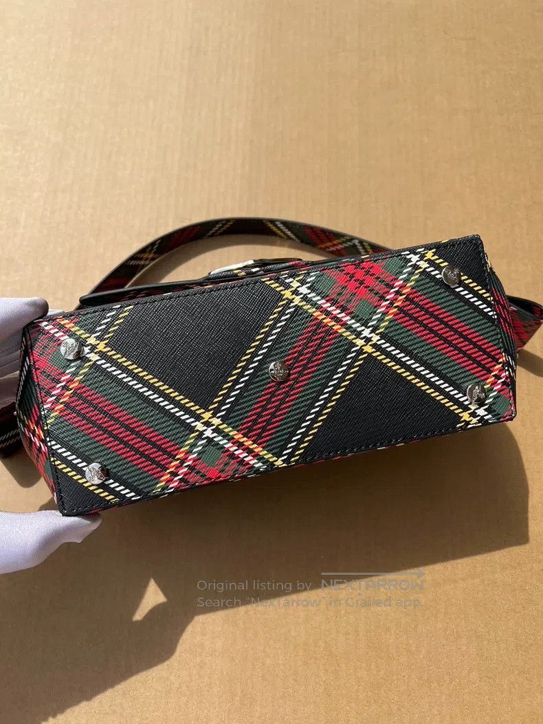 Vivienne Westwood Vivienne Westwood size os Black and Red Plaid Hazel Underar Size ONE SIZE - 4 Thumbnail
