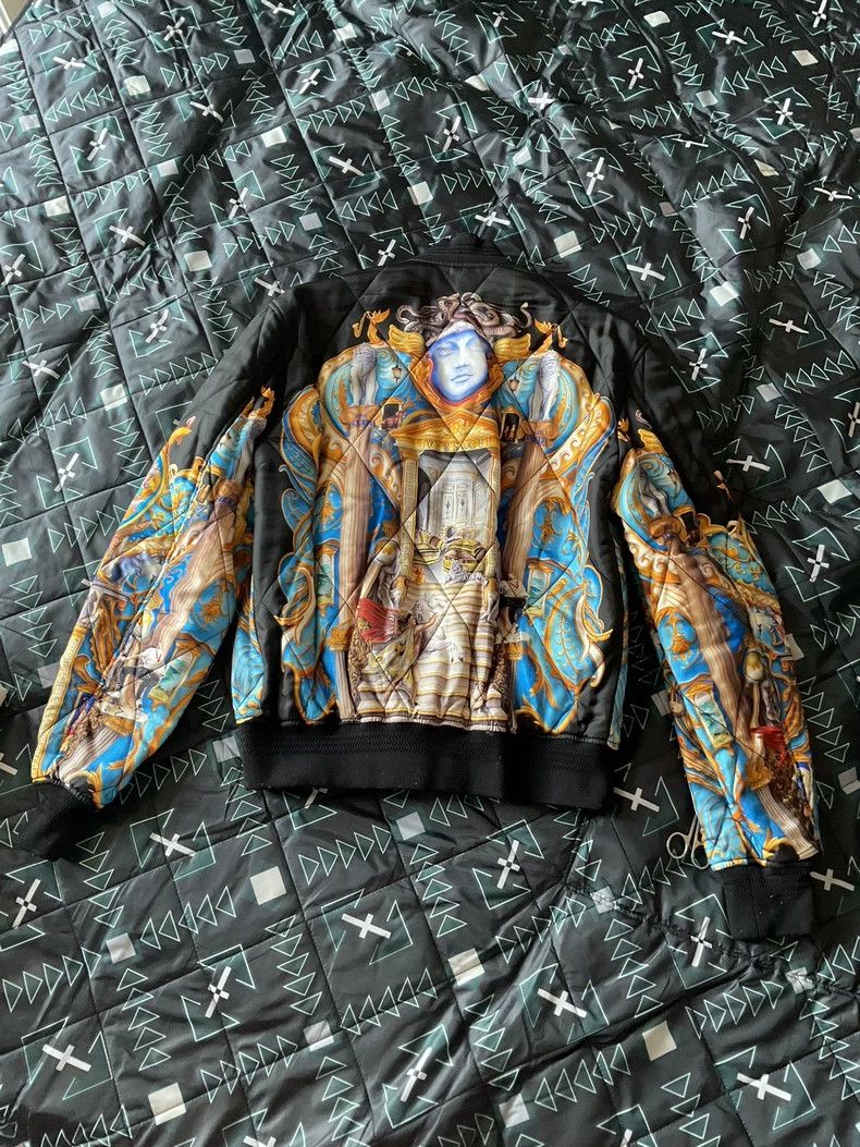 Versace Versace Baroque Neptune Palace mulberry silk cotton coat Size US M / EU 48-50 / 2 - 3 Thumbnail
