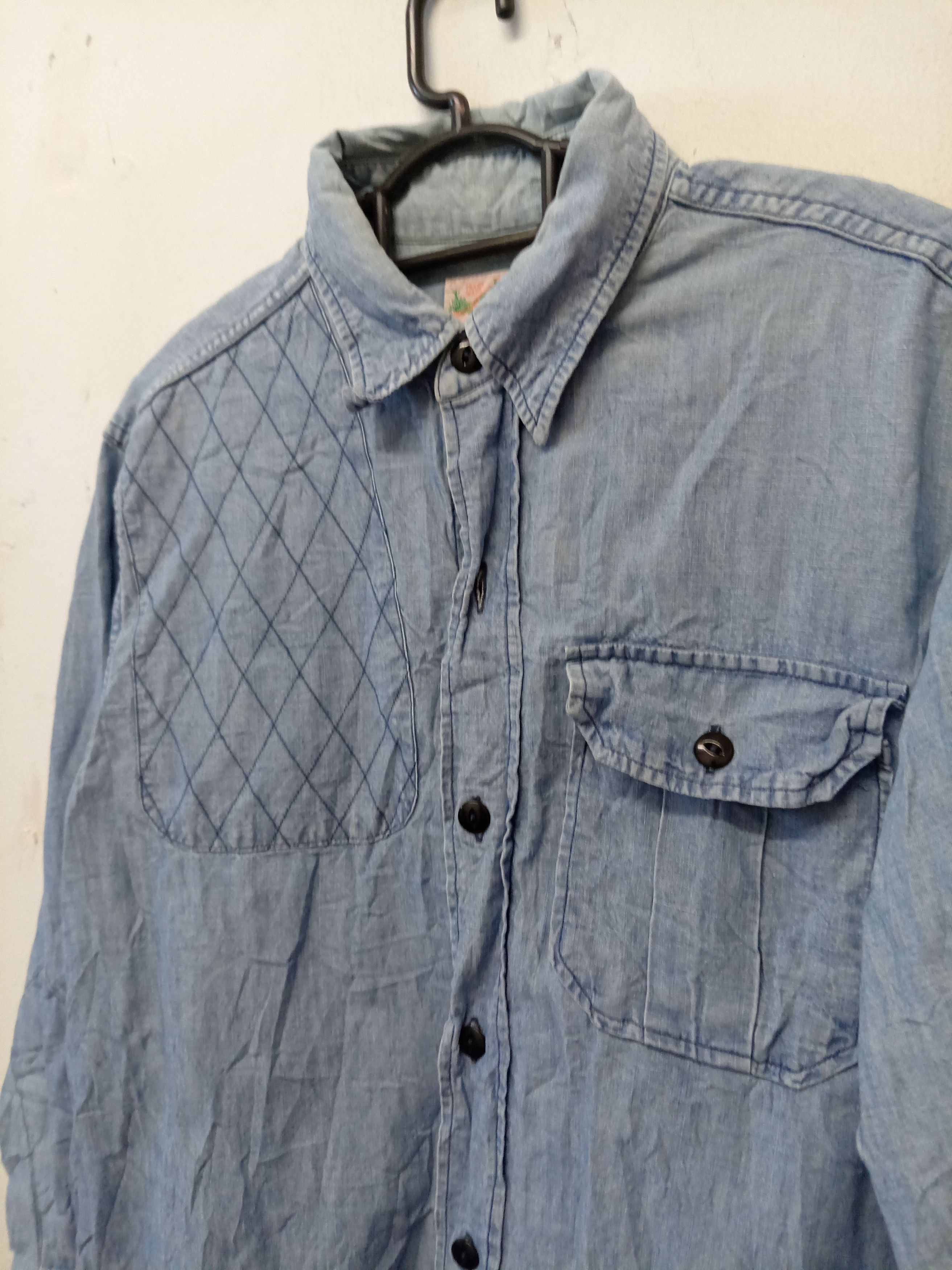 Japanese Brand × Sugar Cane Vintage sugar cane chambray shirt Size US M / EU 48-50 / 2 - 4 Thumbnail