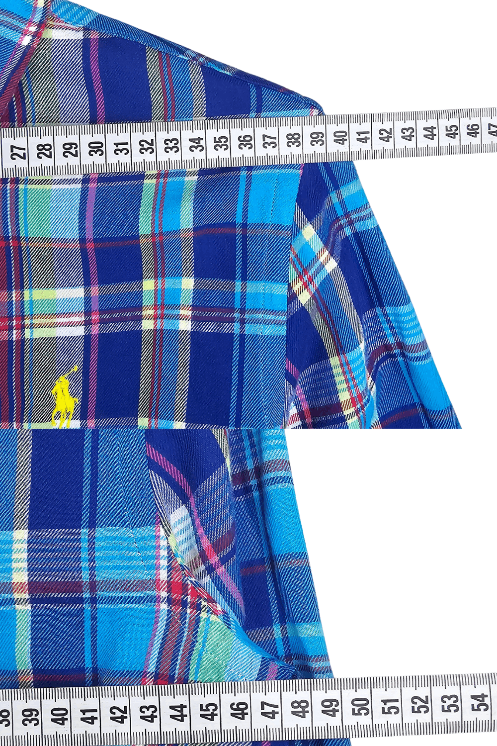 Ralph Lauren RL “Relaxed Fit” Bright Madras Button-Down – Yellow Pony – S Size US S / EU 44-46 / 1 - 7 Thumbnail
