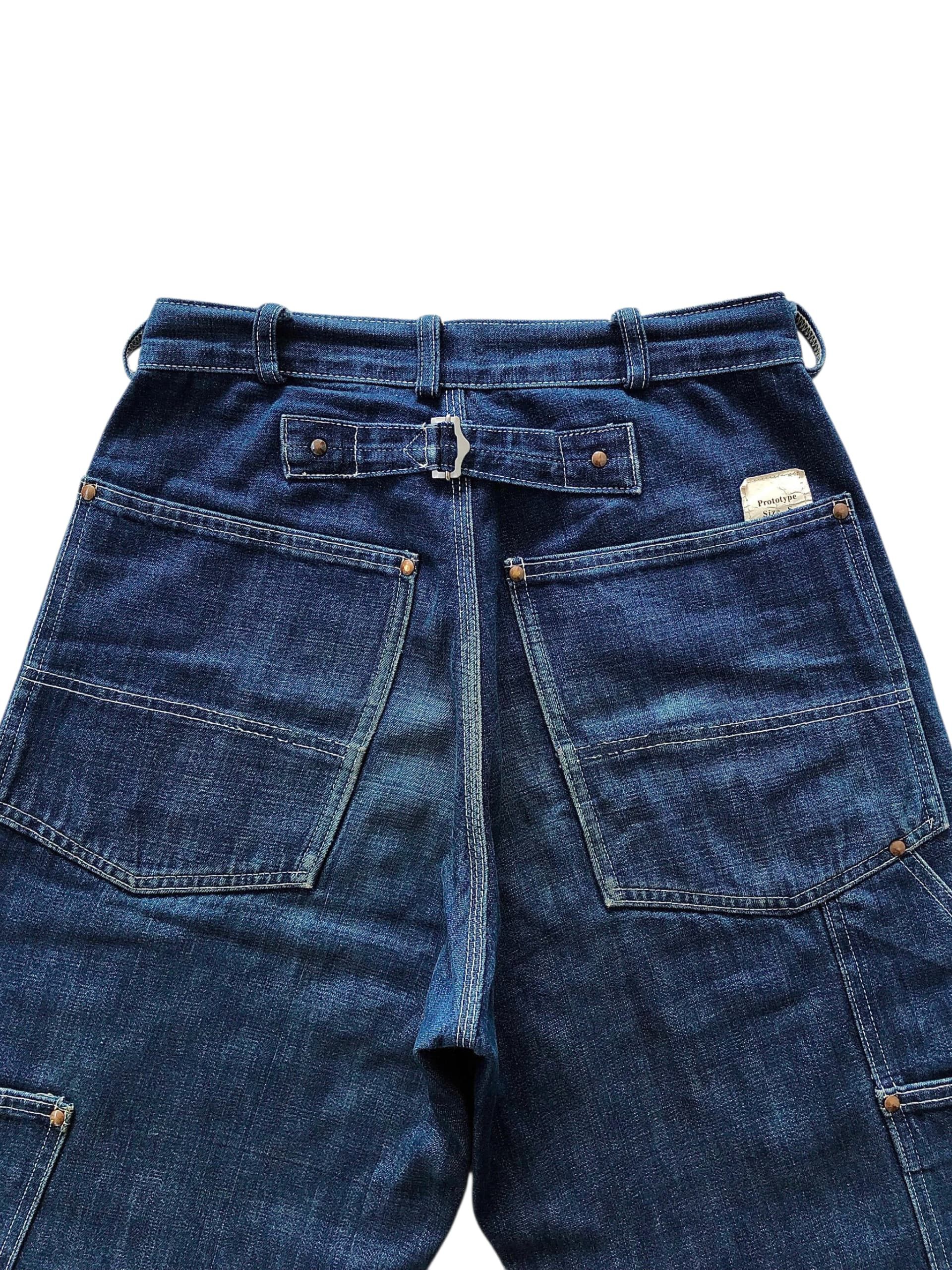 Big John Big john vintage 1990's denim double knee japan Size US 30 / EU 46 - 4 Thumbnail