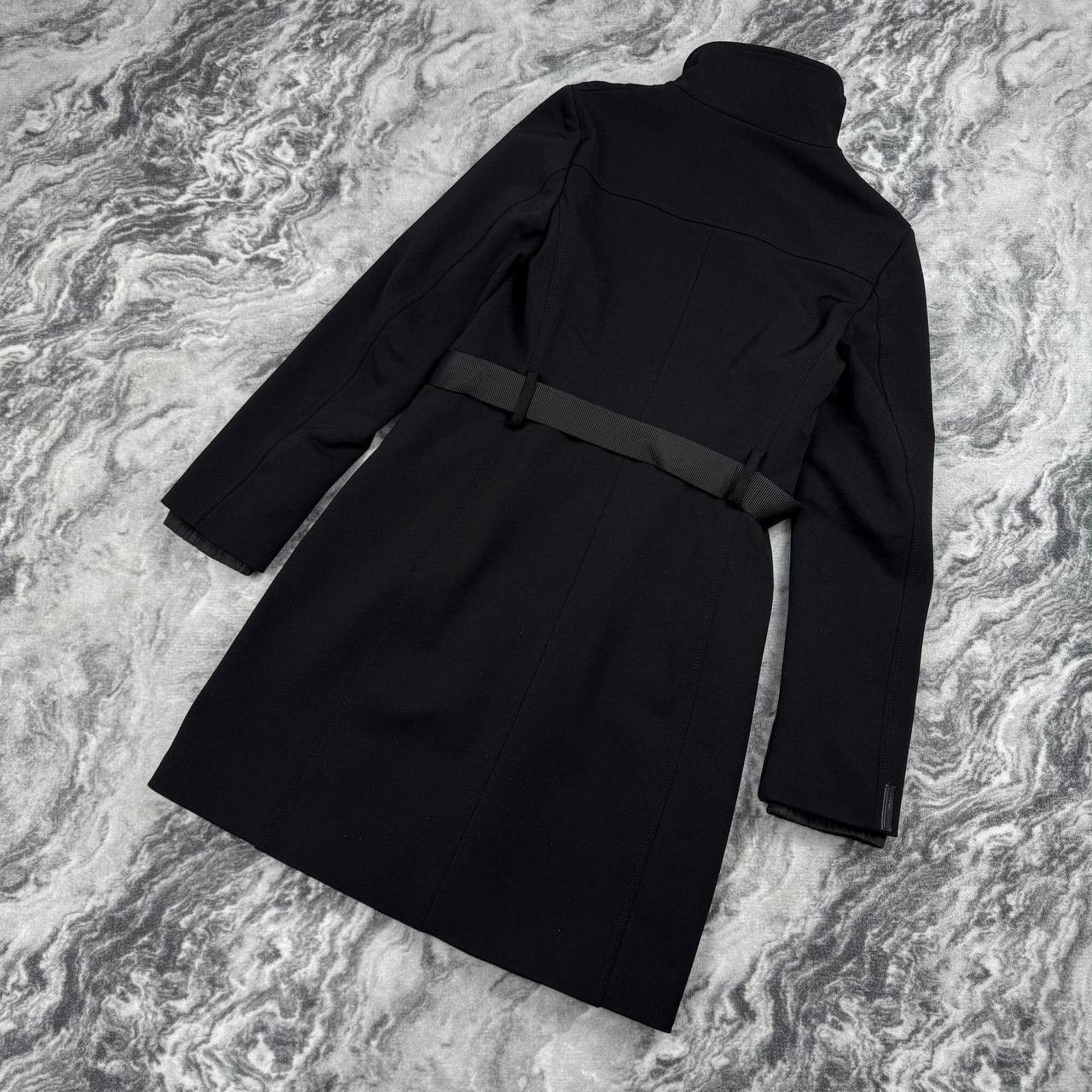Prada Prada Classic Nylon Coat Black Tab Belted Size M / US 6-8 / IT 42-44 - 14 Thumbnail
