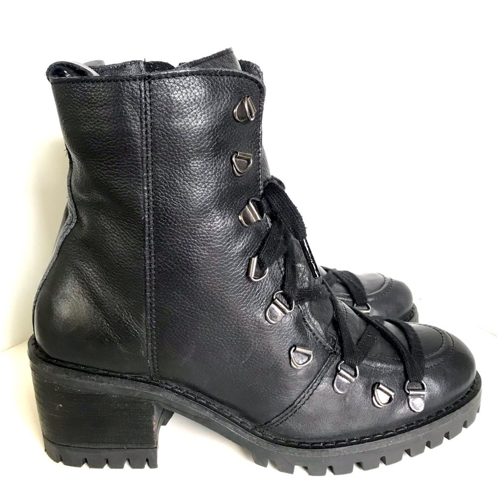 Matisse Matisse Boulder Hiker Biker Boot NEW Black Leather US 9 Size US 9 / IT 39 - 6 Thumbnail