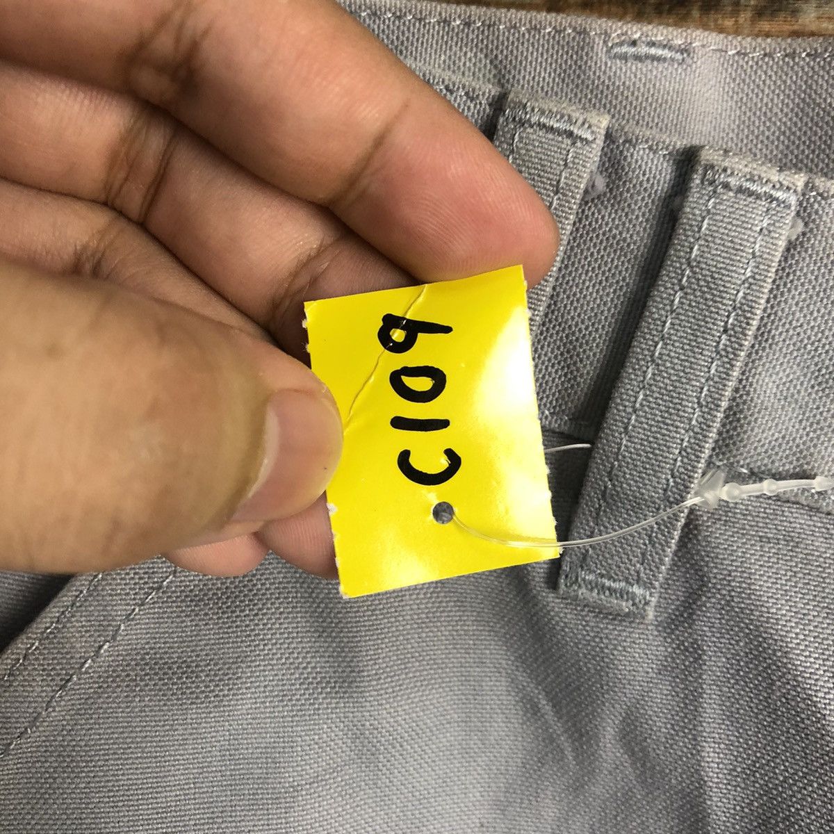 Carhartt DL Carhatt Grey Cargo Multipocket Pants #C109 Size US 32 / EU 48 - 12 Thumbnail