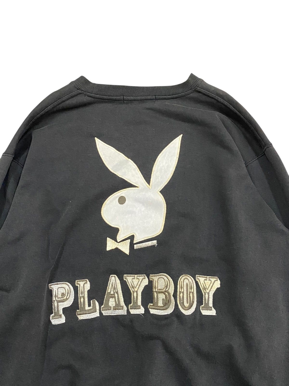 Playboy Playboy Black Sweatshirt - Size L - Embroidered Logo Size US L / EU 52-54 / 3 - 3 Thumbnail
