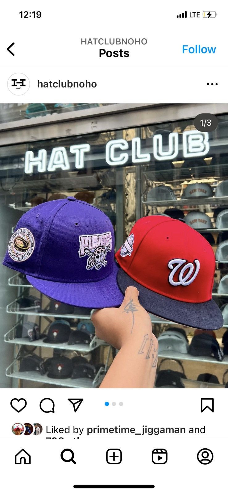 New Era Hat club noho exclusive pinky Washington nationals size 7 br Size ONE SIZE - 7 Thumbnail