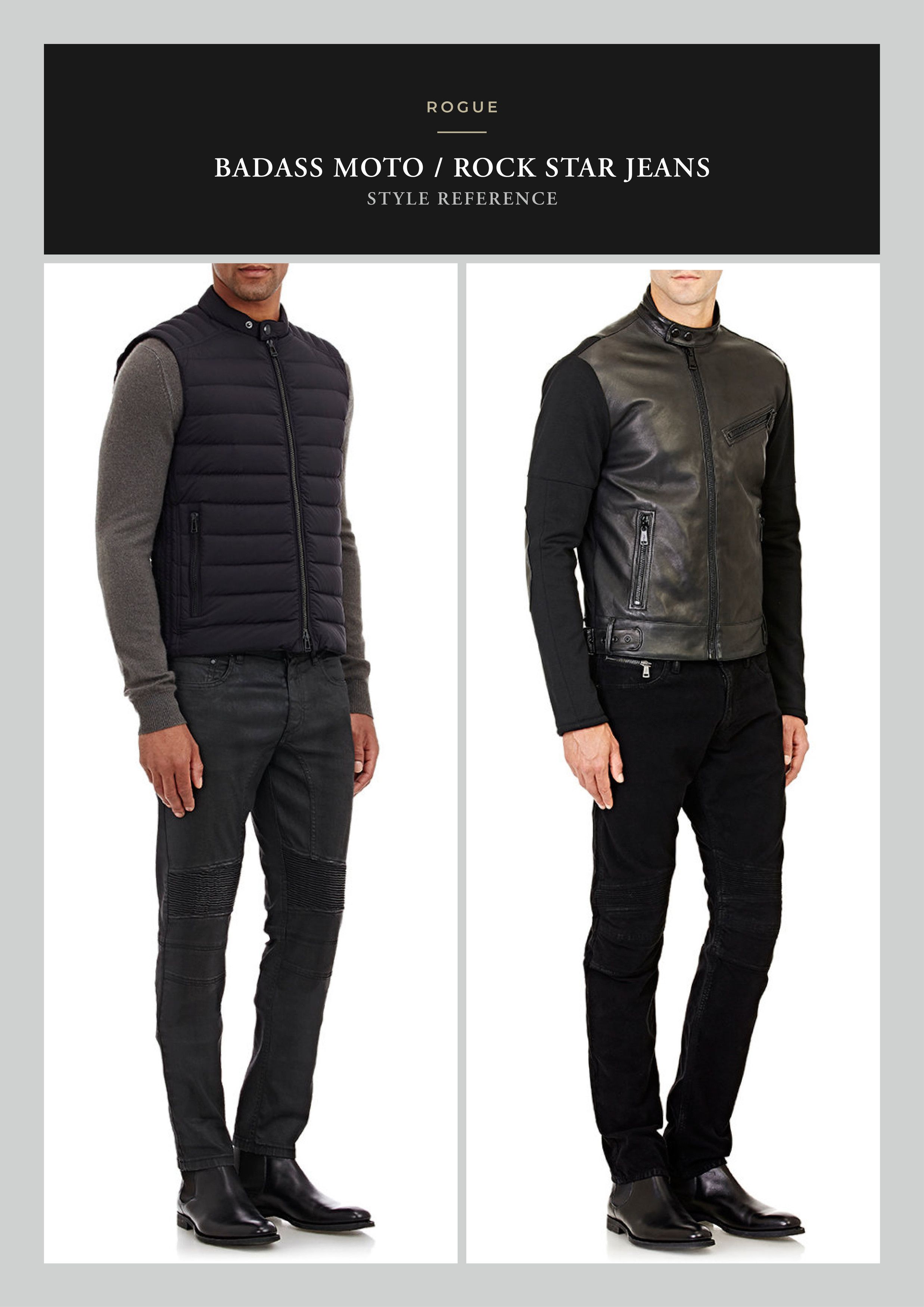 Rogue Effortless Cool Rare ROGUE Moto Pants, Badass Details Size US 32 / EU 48 - 14 Thumbnail