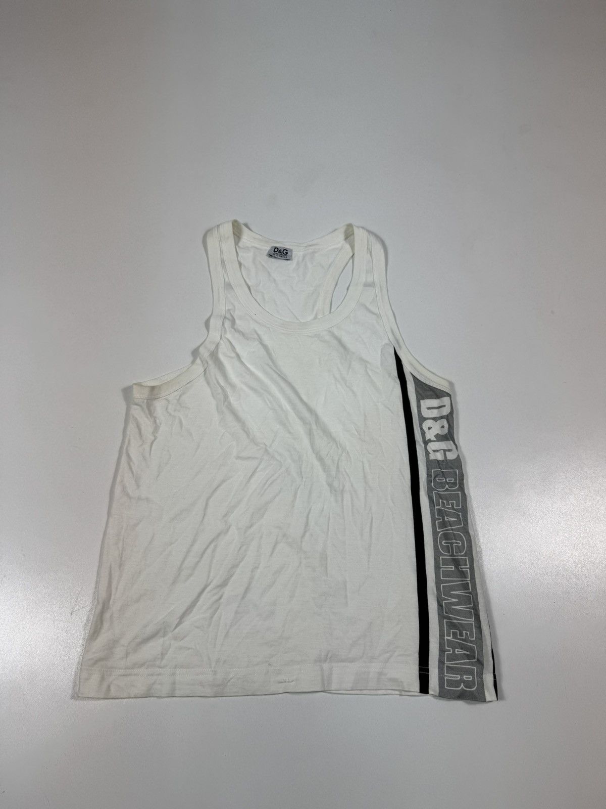 Dolce & Gabbana vintage short sleave t shirt dolcegbbana beachwear big logo Size M / US 6-8 / IT 42-44 - 1 Thumbnail