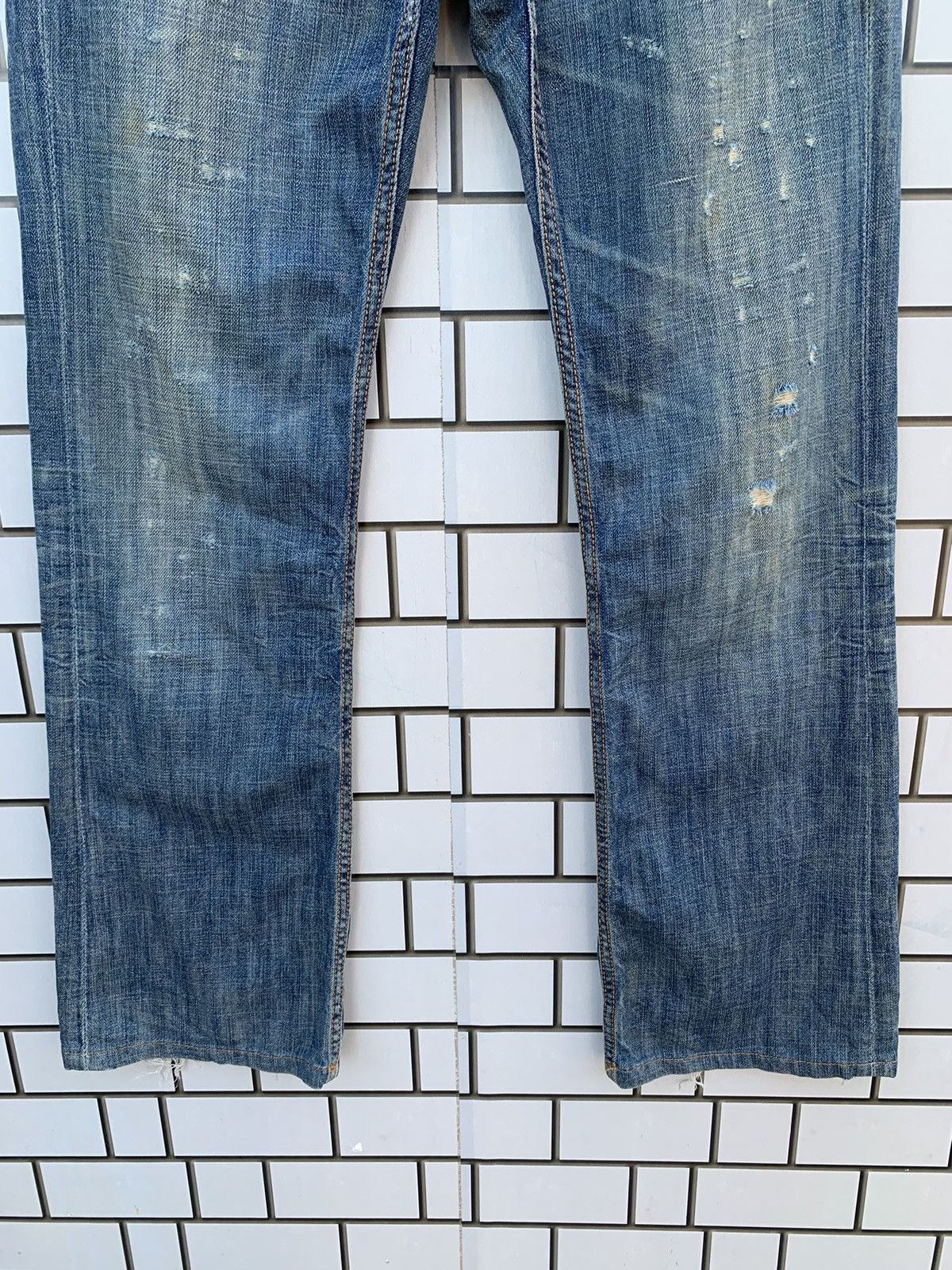 If Six Was Nine × Taverniti Japanese Brand Taverniti by Jimmy Taverniti Distressed Denim Size US 32 / EU 48 - 4 Thumbnail